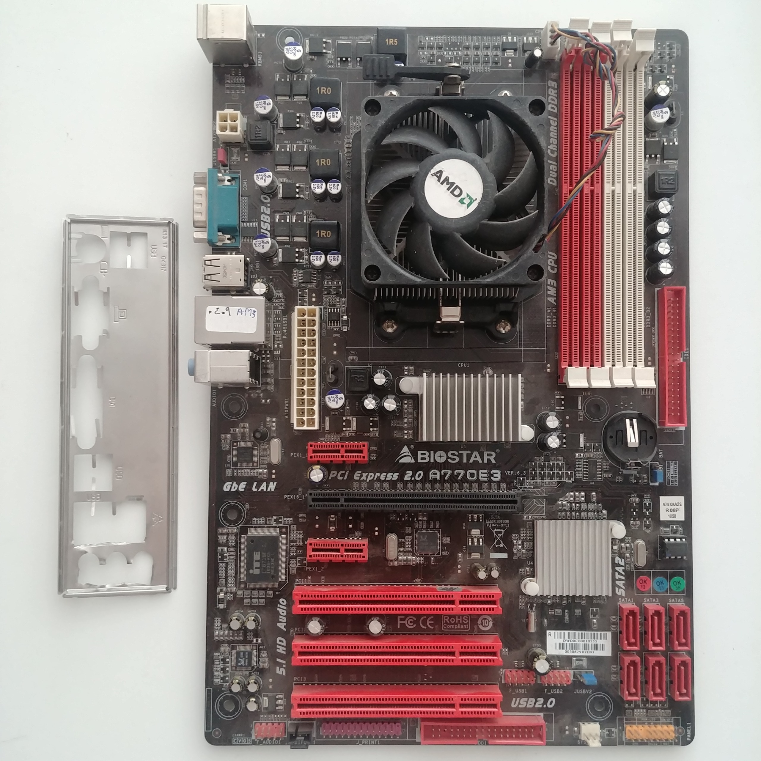 باندل ddr3 AMD با پنل و پرازنده Sempron کد 0409