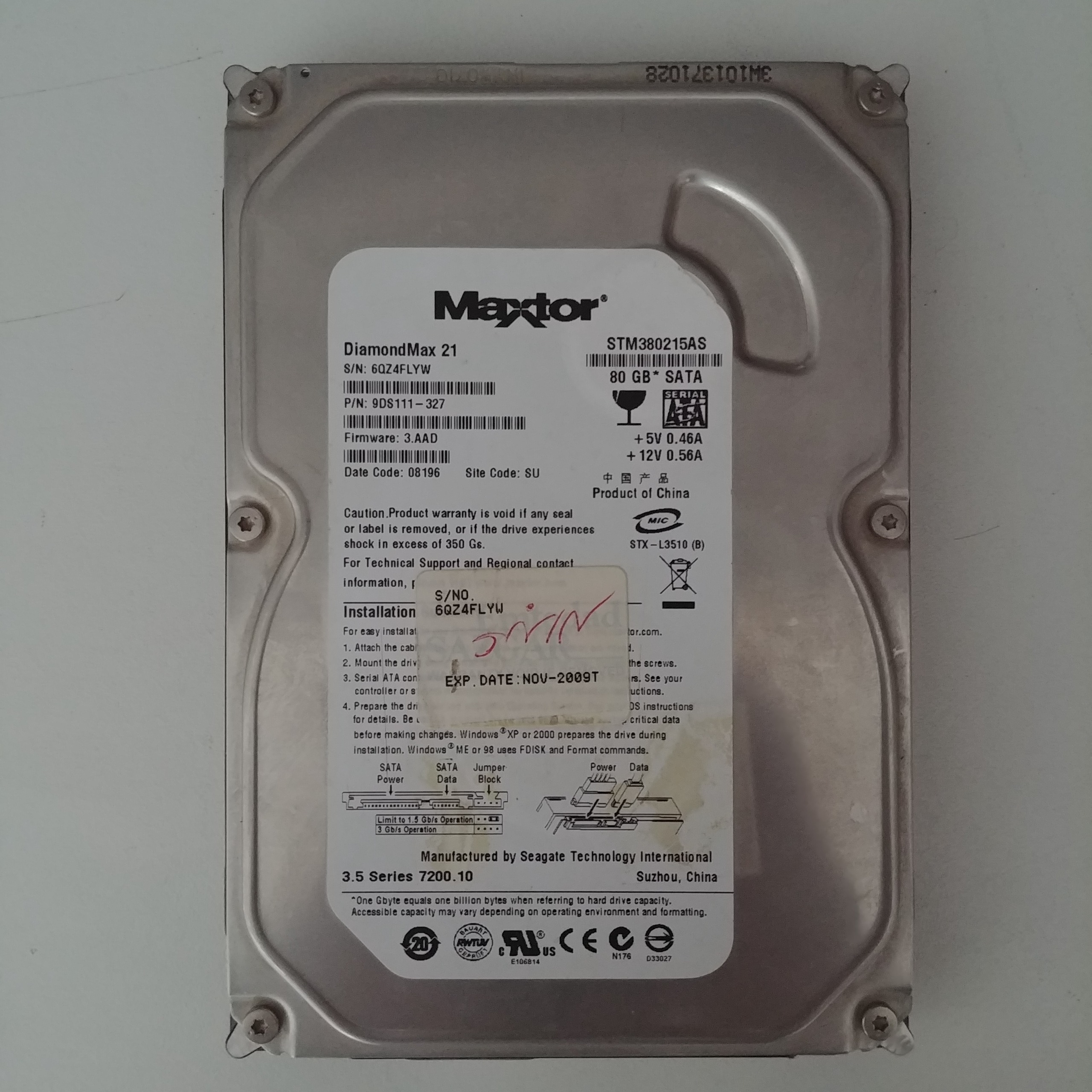 هارد 80 گیگ ت 100 در 100