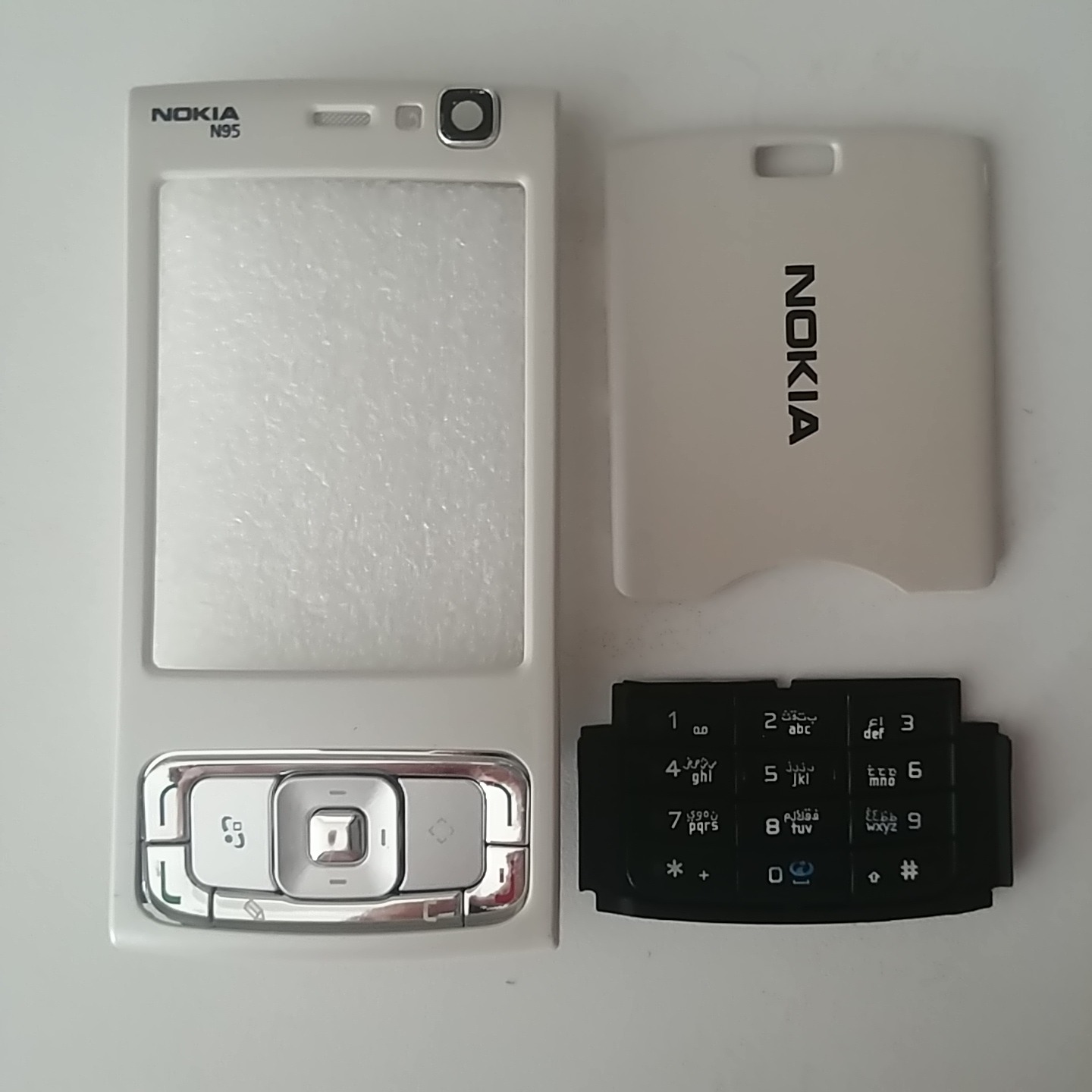 قاب موبایل نوکیا N95 سفید کد 0535