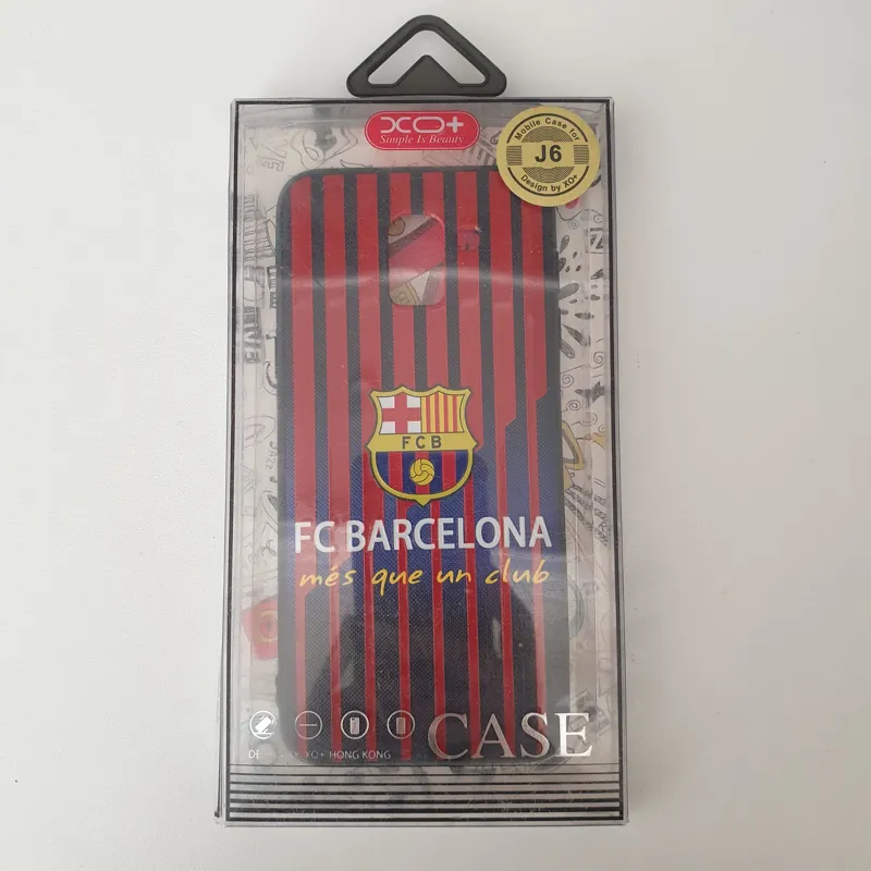 کاور موبایل سامسونگ j6 طرح بارسلونا
