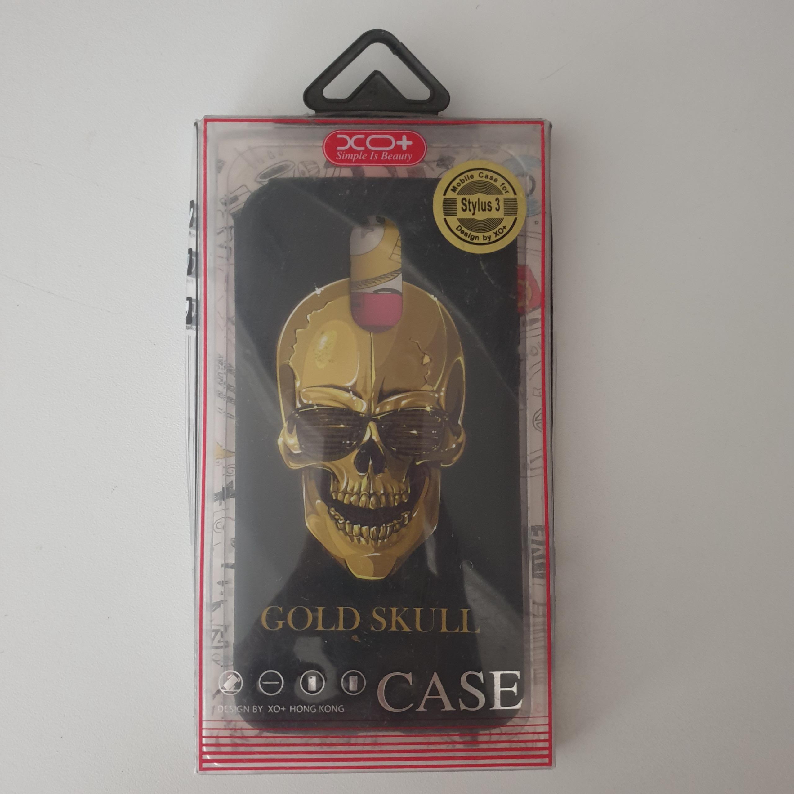 کاور موبایل ال جی استایلوس 3 stylus طرح اسکلت طلا