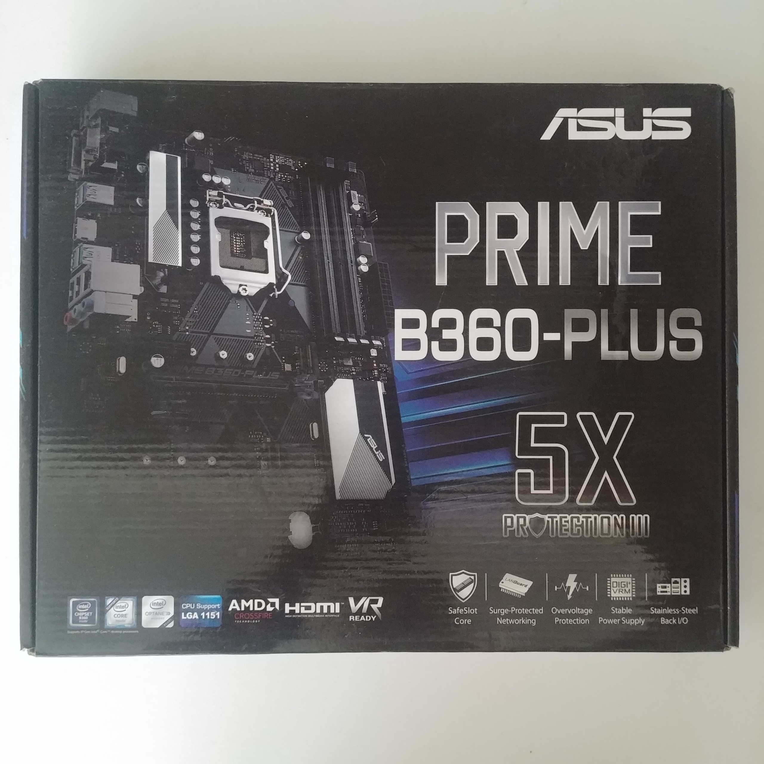 مادربرد Asus B360 Plus در حد نو کد 0540