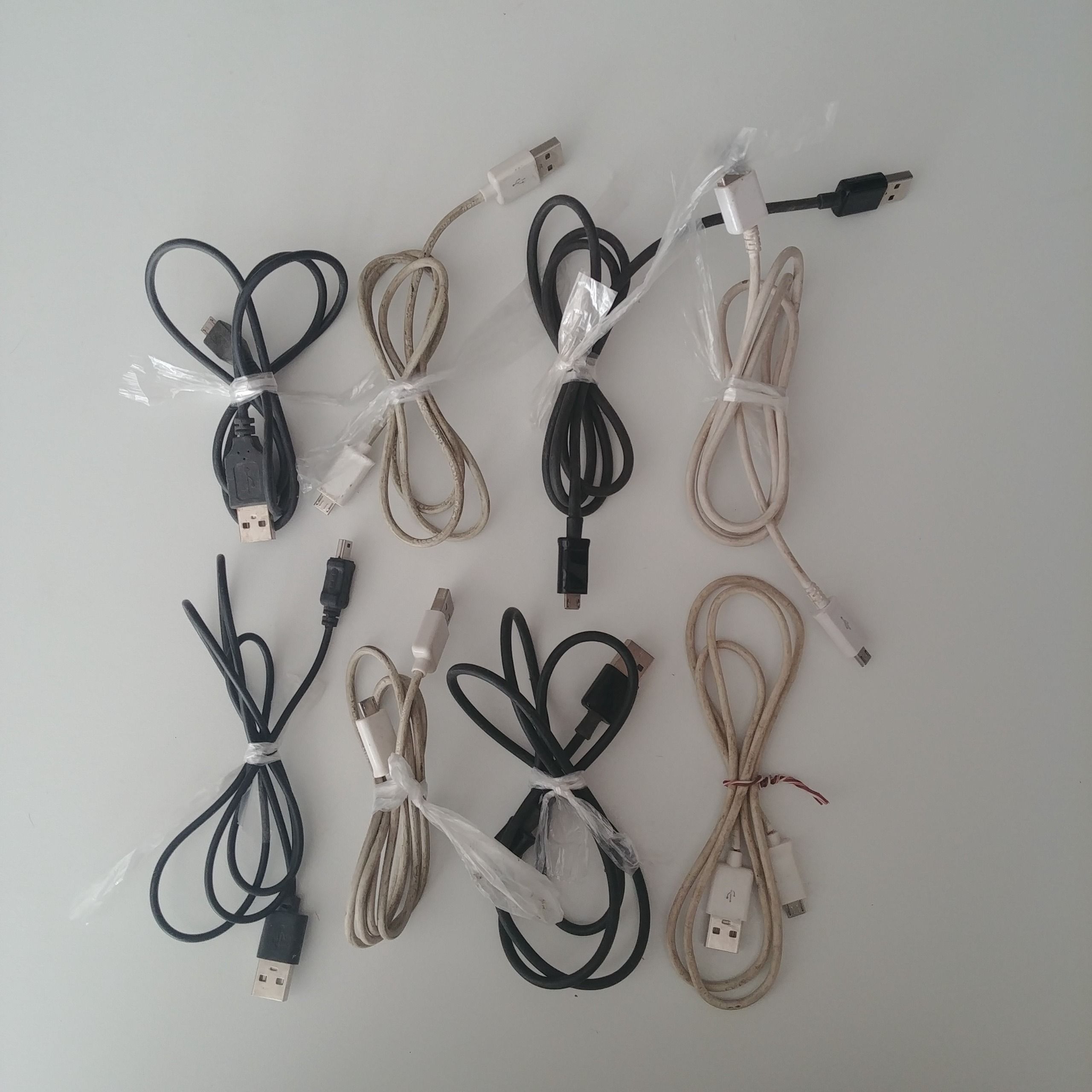 کابل میکرو USB قدیمی و با کیفیت و احتمالا اصلی