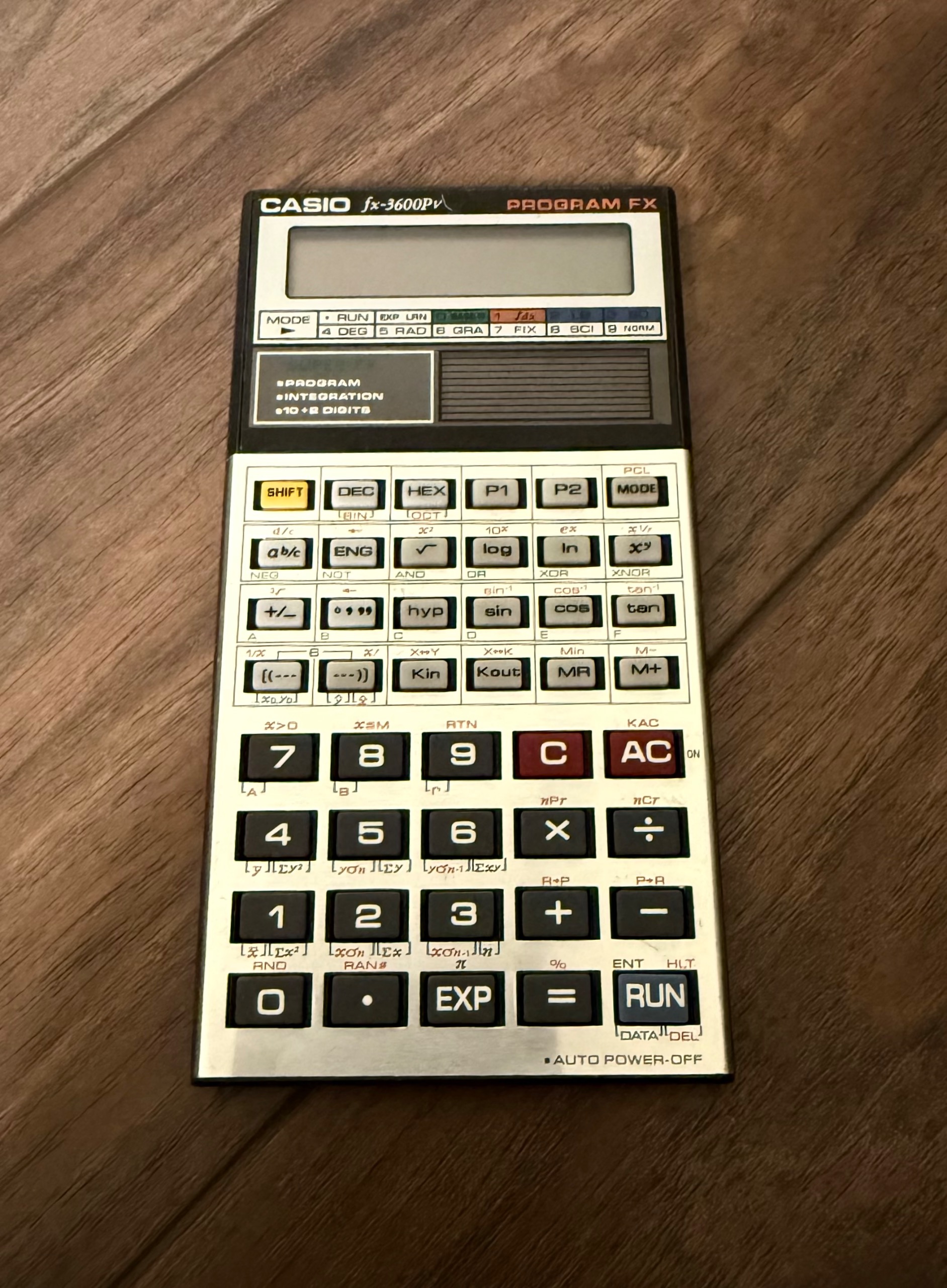ماشین حساب مهندسی CASIO fx-3600Pv اصل ژاپن