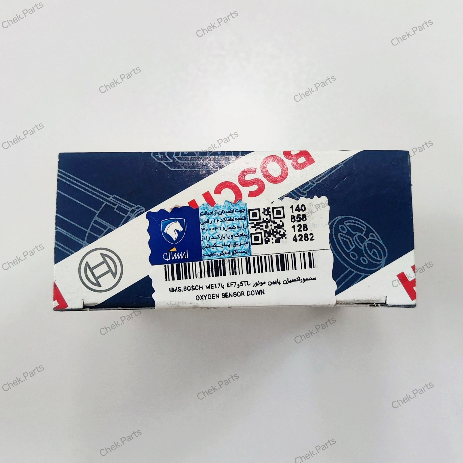 سنسور اکسیژن پایینی ME17 اورجینال BOSCH با لیبل