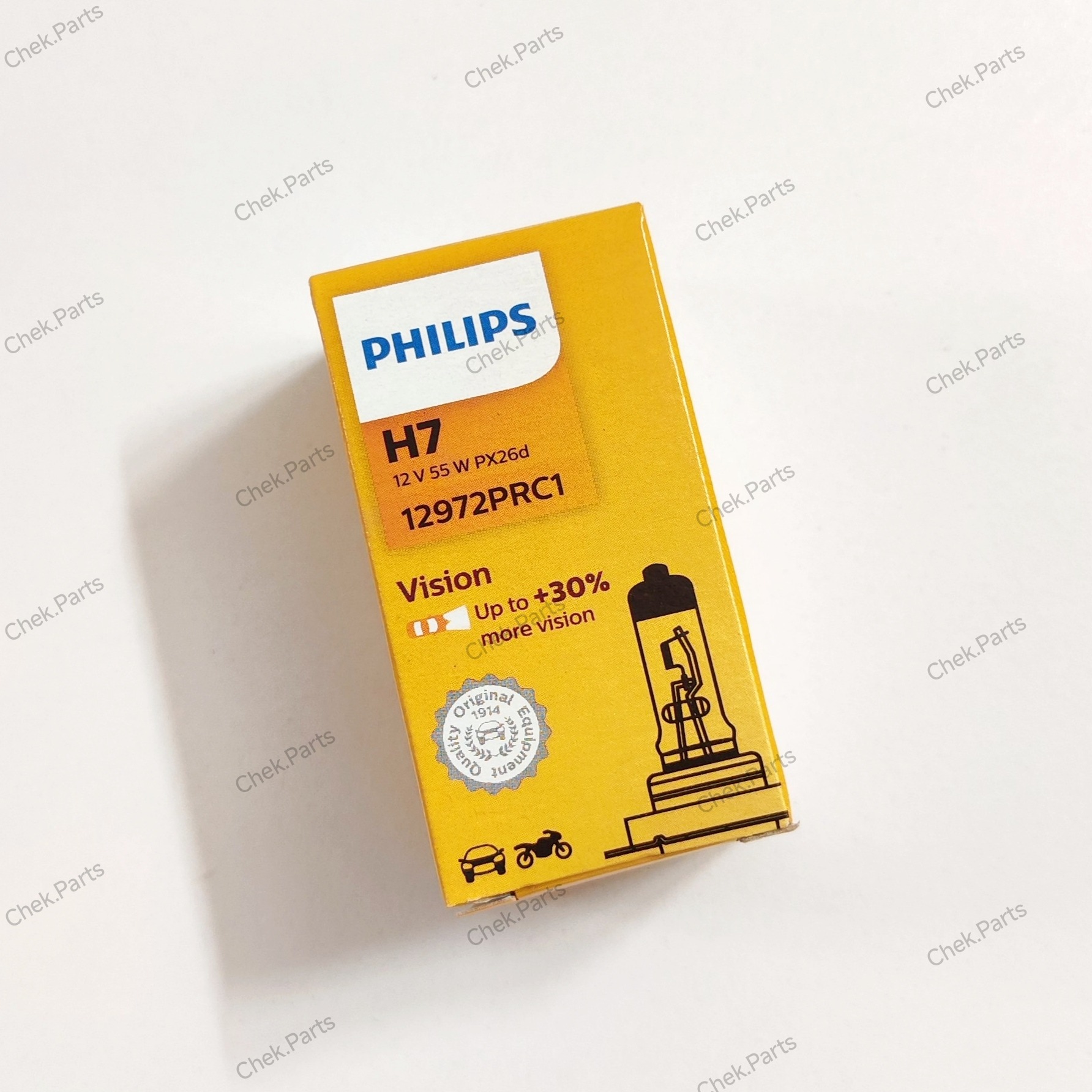لامپ چراغ جلو پژو 206 و پارس PHILLIPS اورجینال