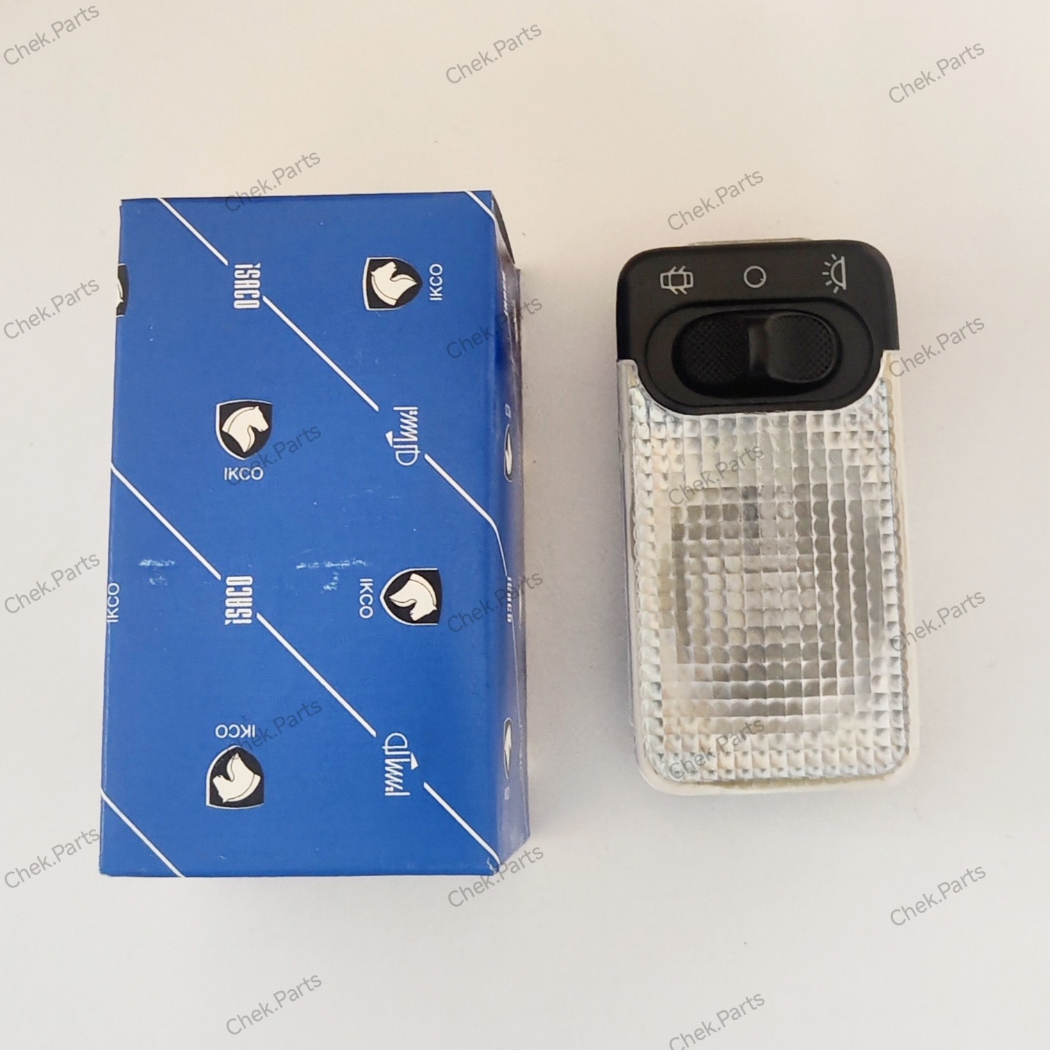 چراغ سقف پژو 206 و 207 ایساکو با لامپ