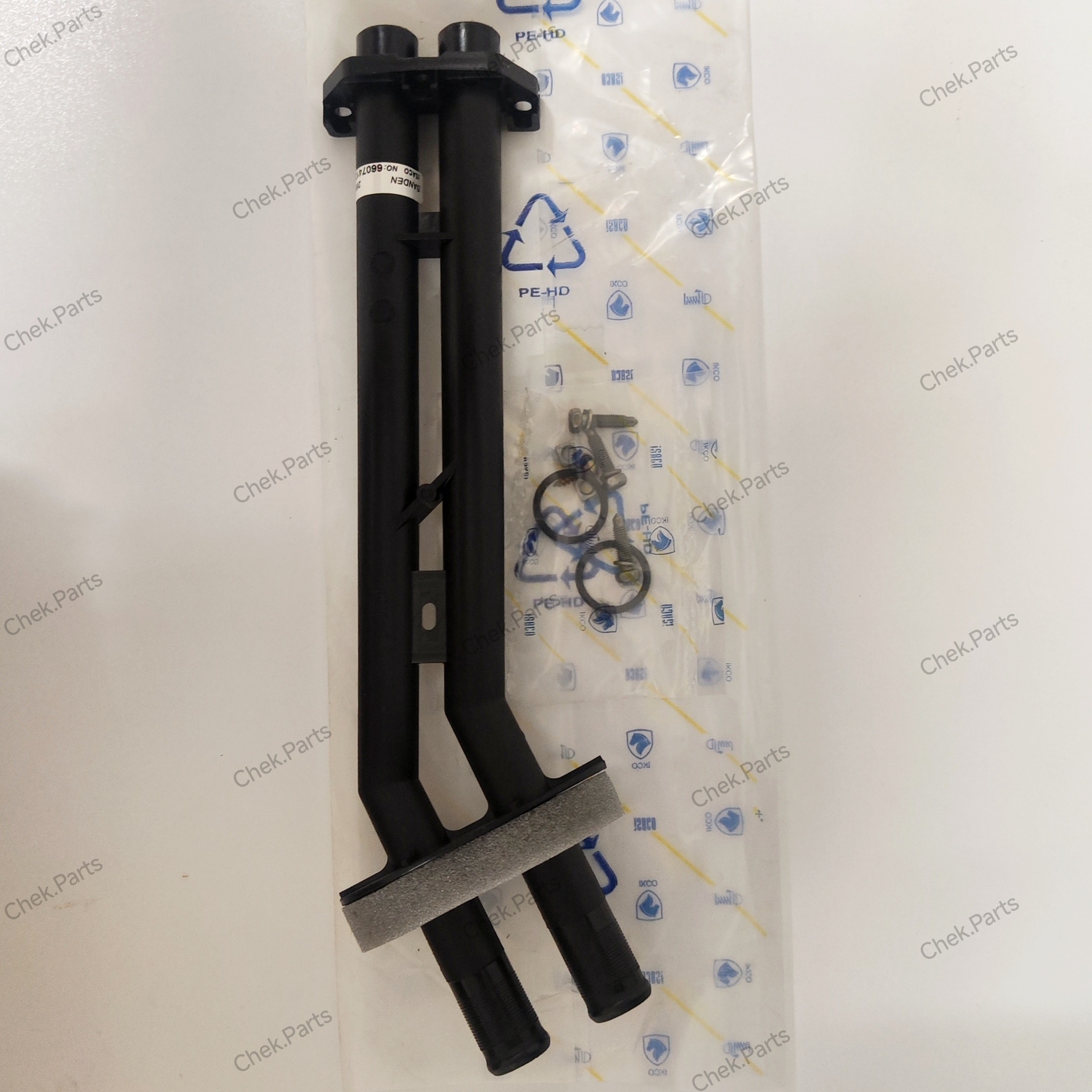 لوله دوقلو بخاری پژو 206 و 207 ساندن ایساکو