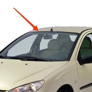 نوار لاستیکی لبه بالای شیشه جلو 206 و 207 ایساکو