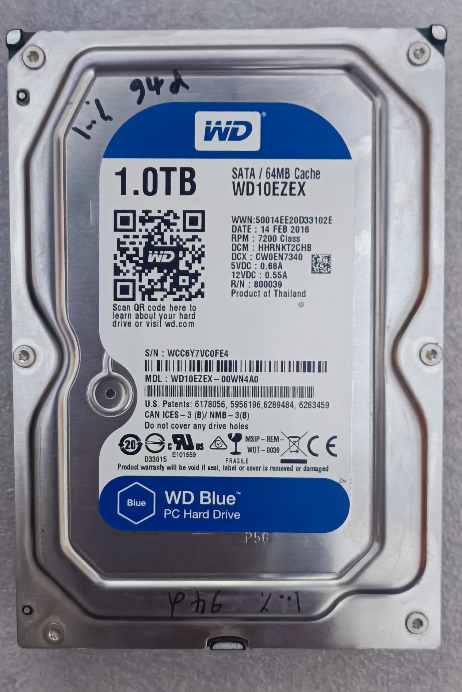 هارد 1ترا کم کارکرد