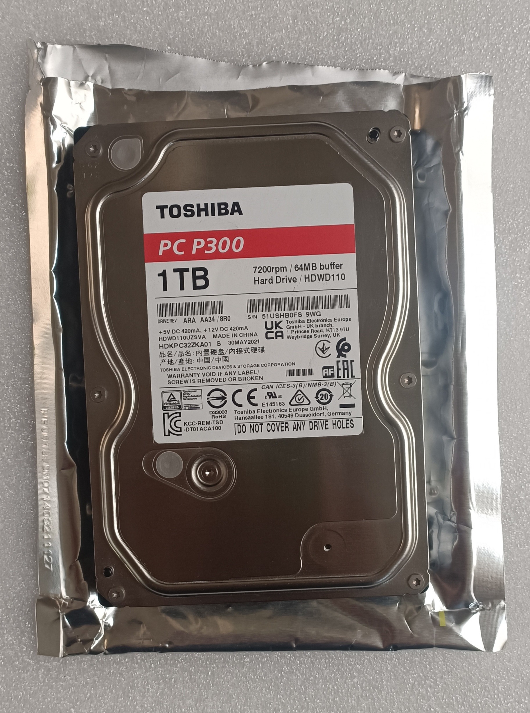 هارد 1ترا کم کارکرد