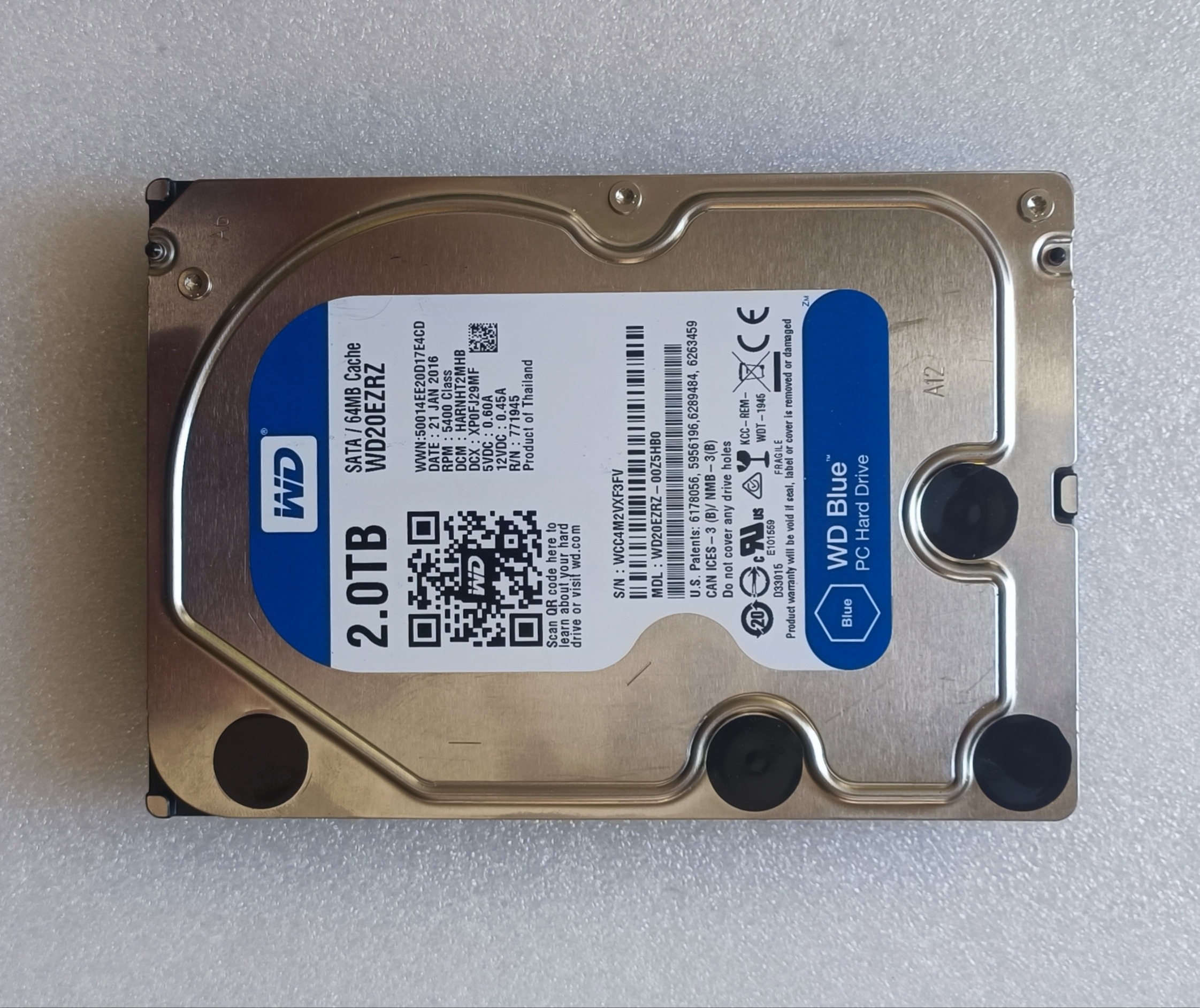 هارد وسترن 2ترا