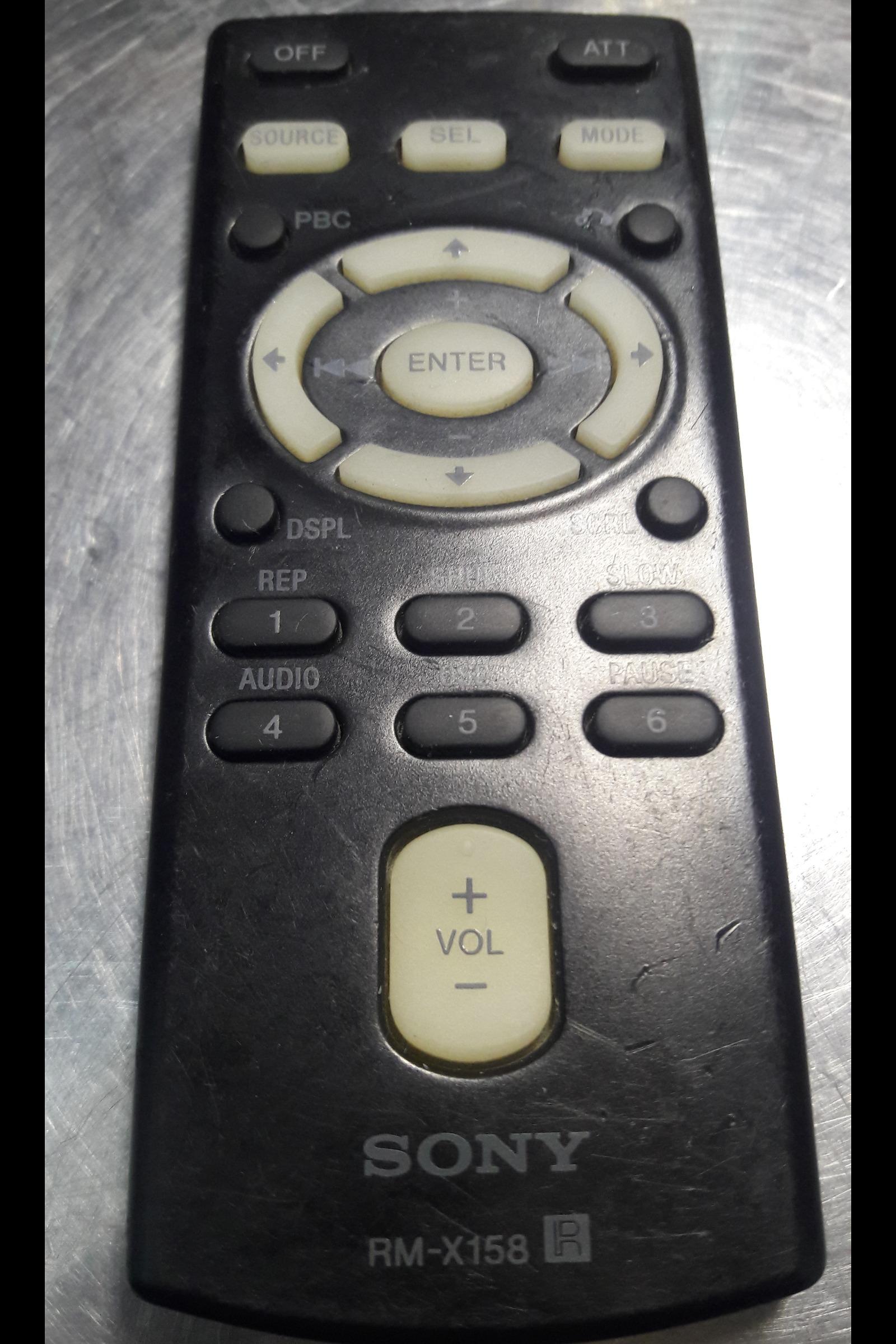 ریموت کنترل فابریکی ضبط sony مدل RM-X158