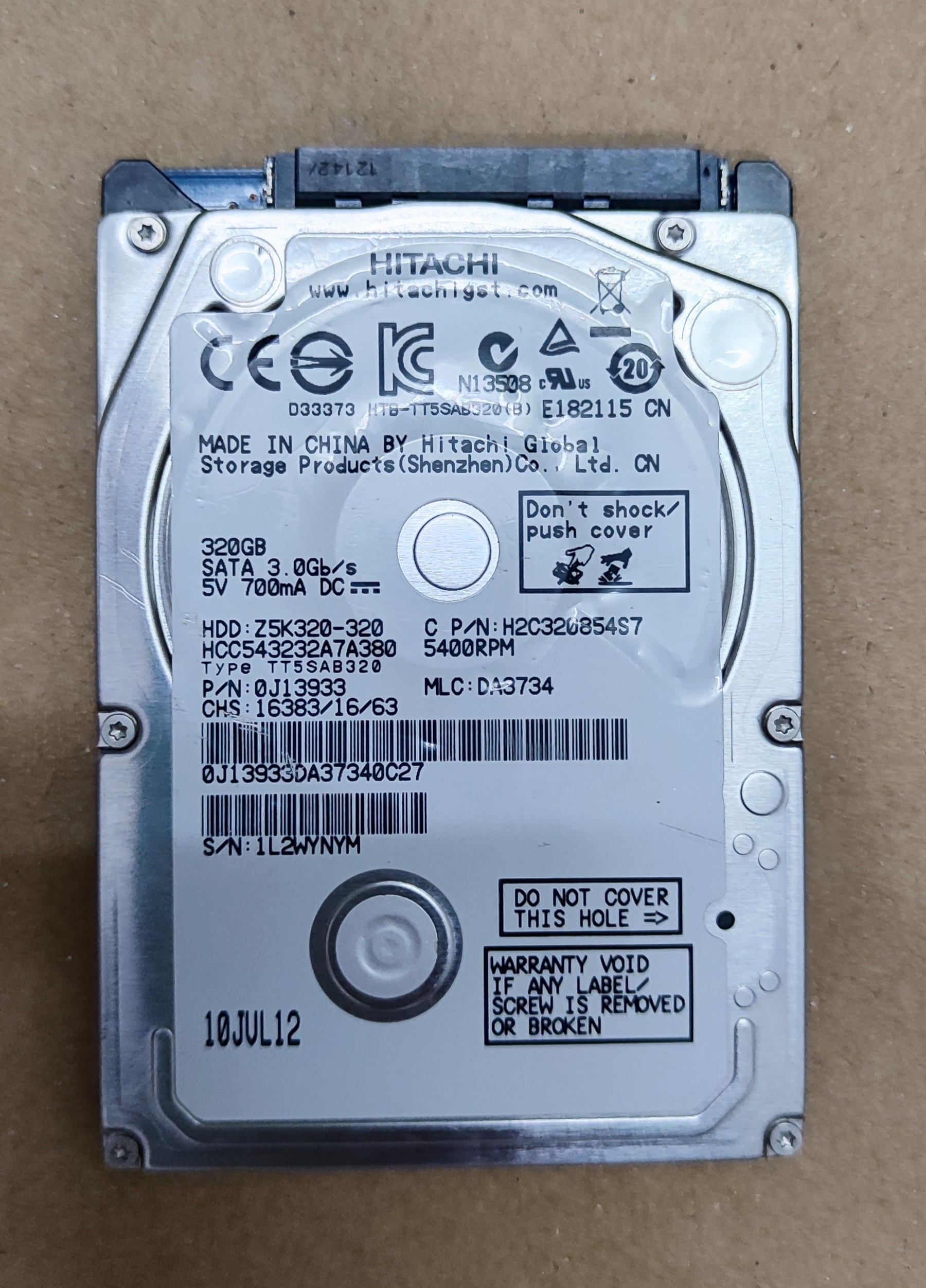 هارد HDD 300 هیتاچی