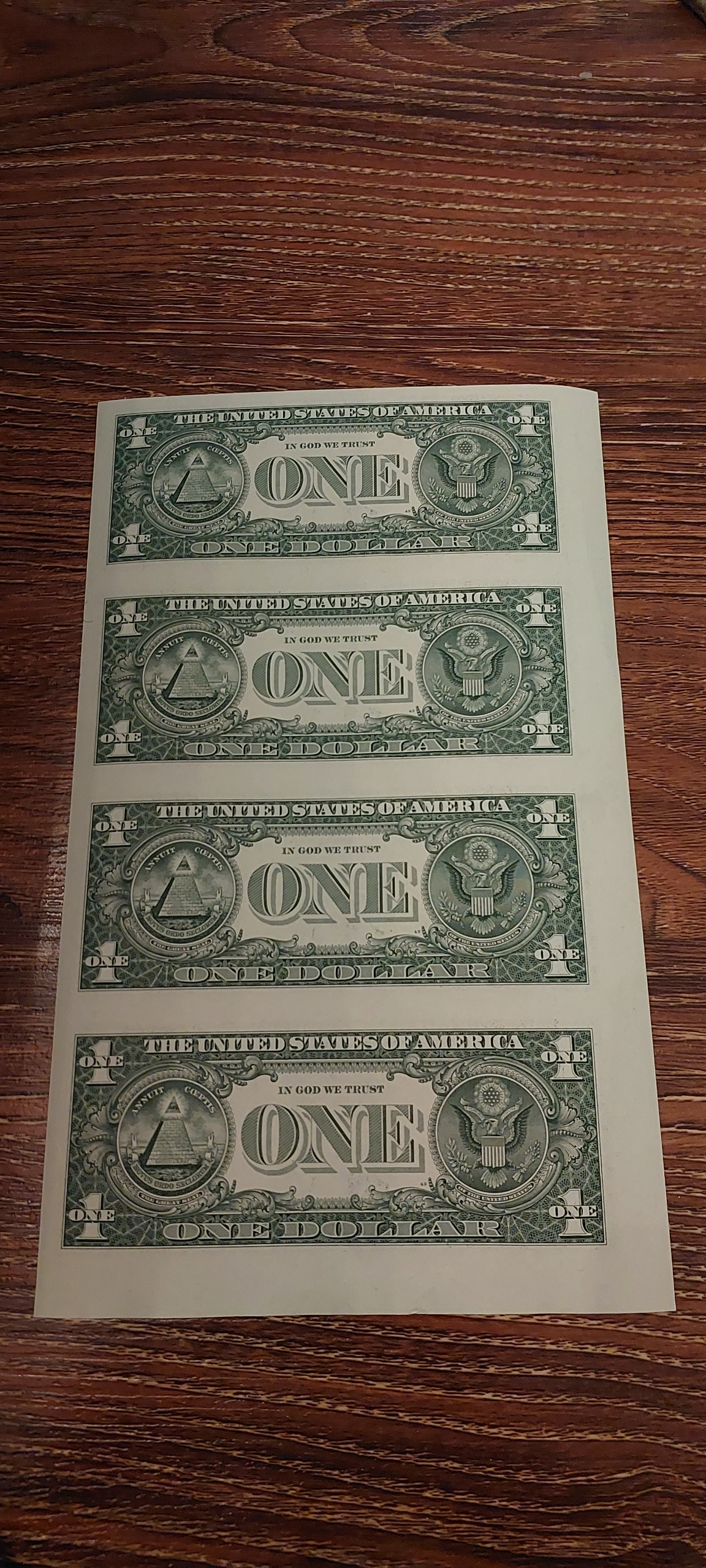 اسکناس یک دلاری