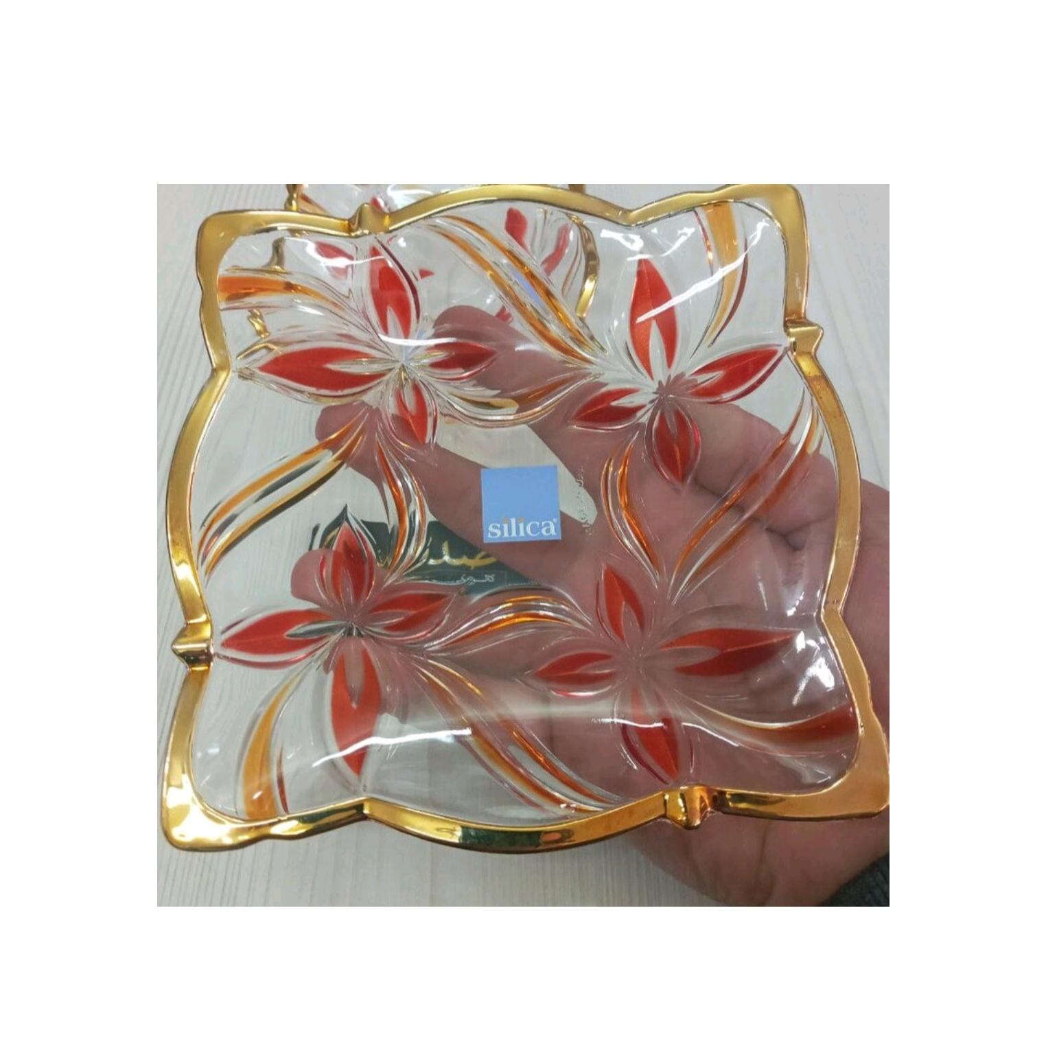 پیش دستی سوگا آنجلینا ژاپن رنگی حک شده (6تایی)