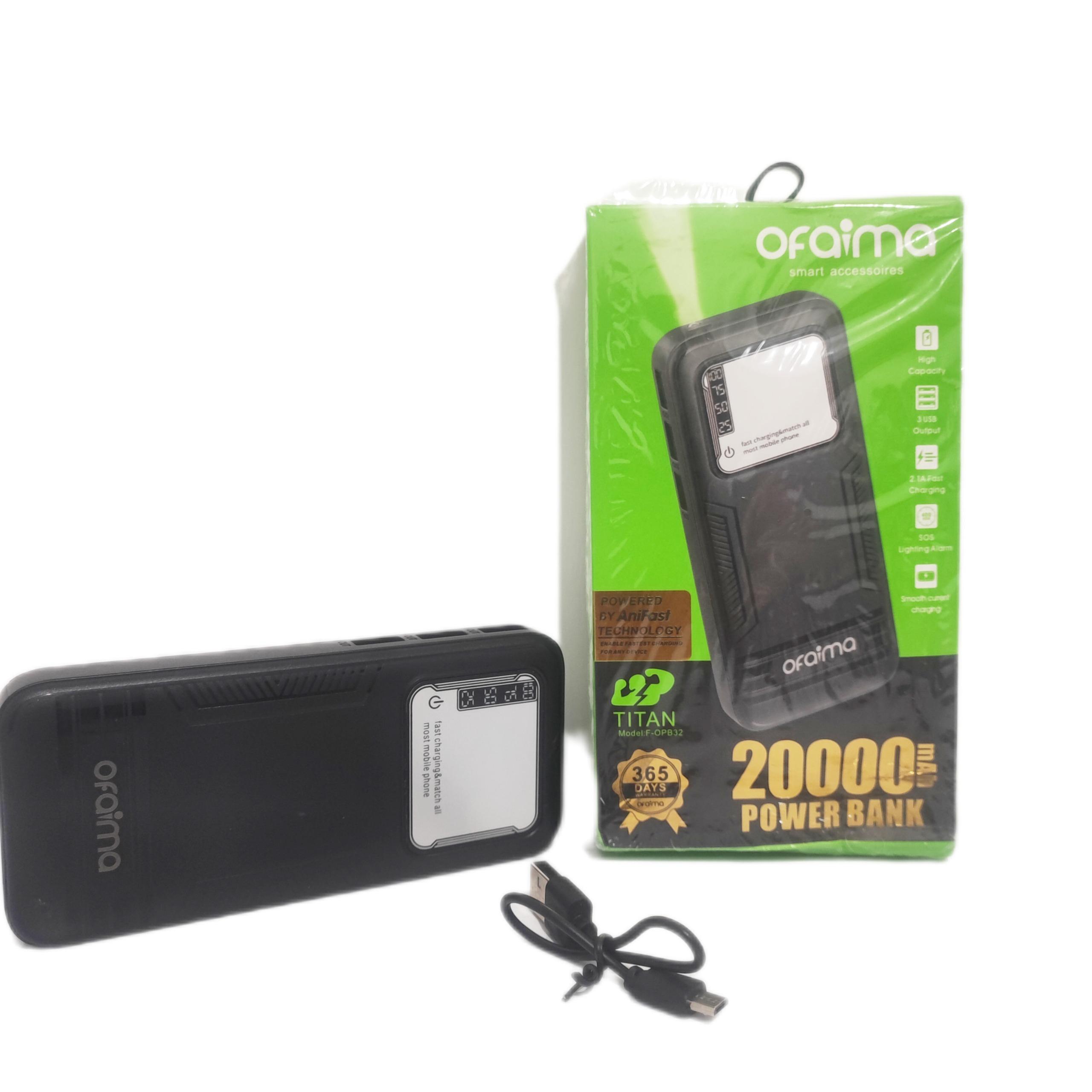 پاور بانک 20000 مدل ofaima