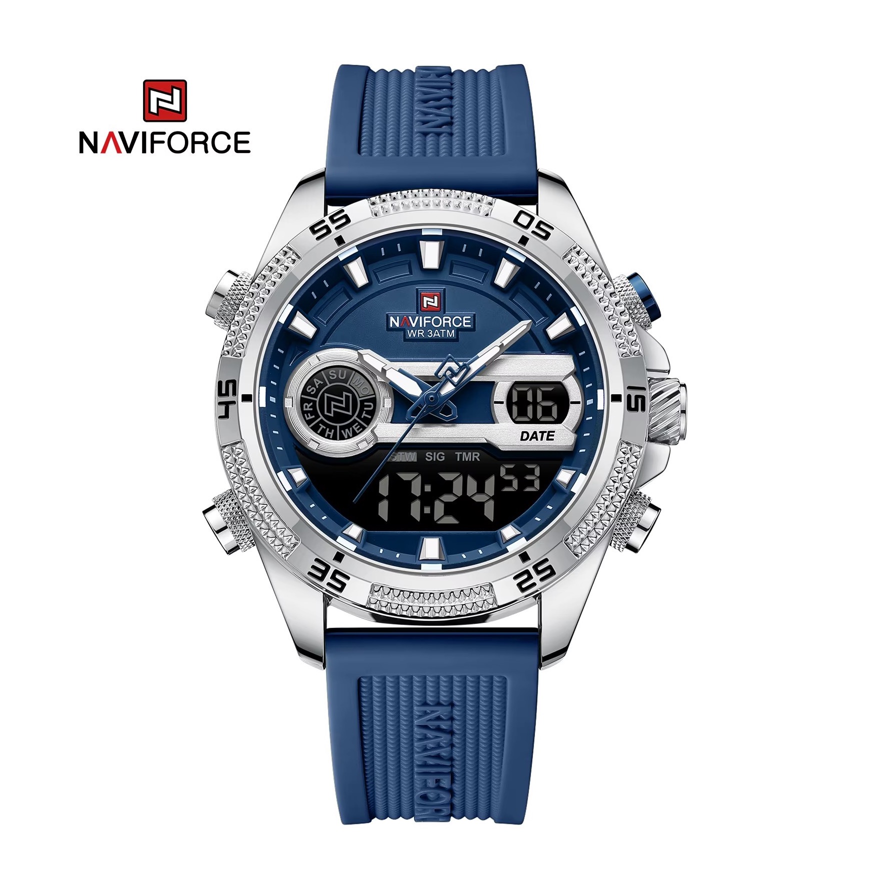 ساعت دو زمانه مردانه نیویفورس 9223 NAVIFORCE