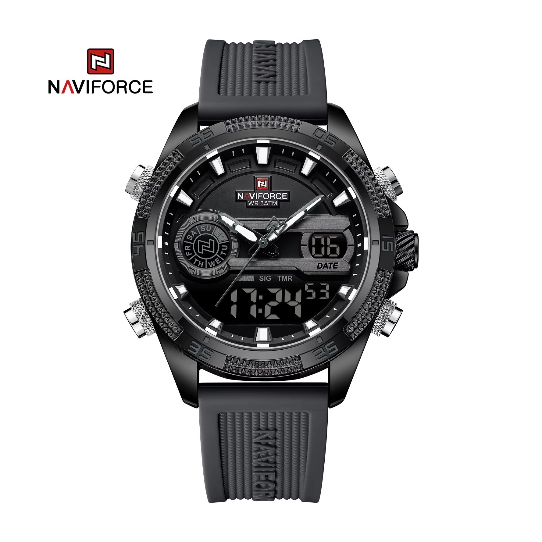 ساعت دو زمانه مردانه نیویفورس 9223 NAVIFORCE