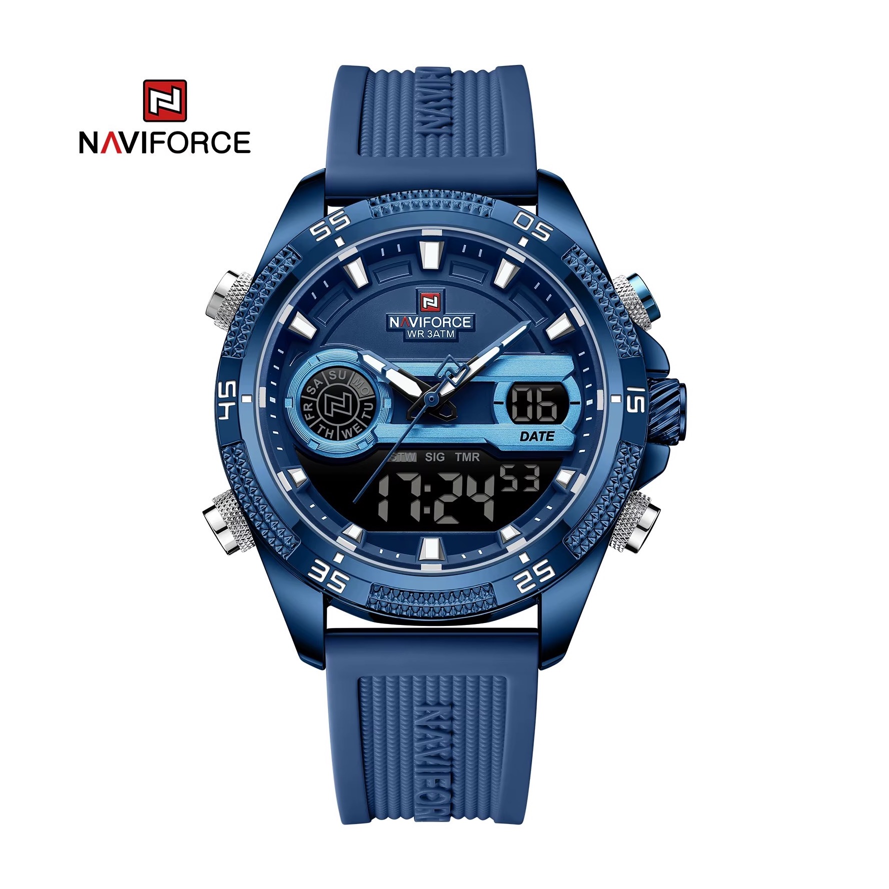 ساعت دو زمانه مردانه نیویفورس 9223 NAVIFORCE