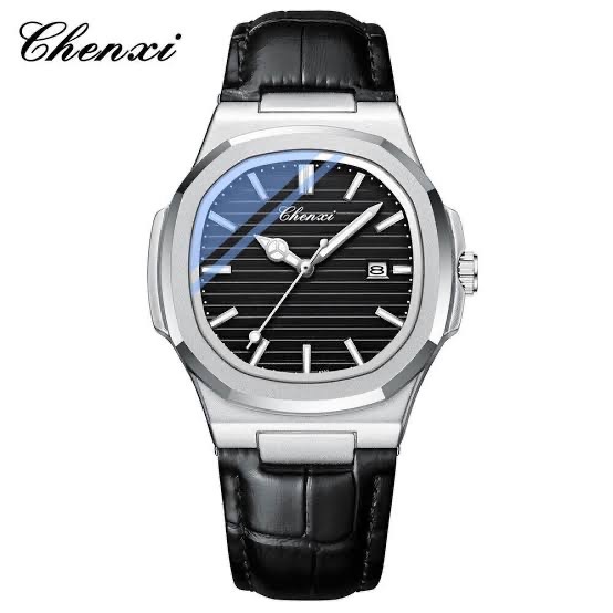 ساعت مردانه بند چرم چنکسی 8222 Chenxi