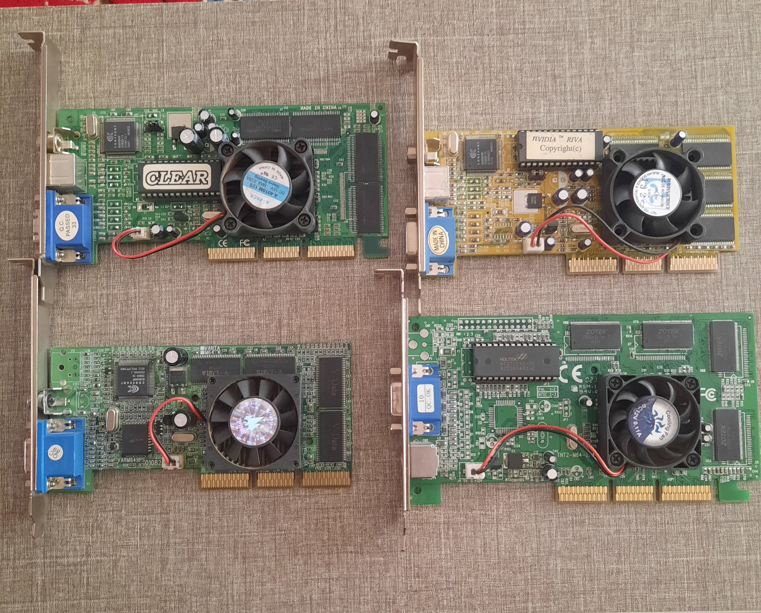 4 عدد گرافیک nvidia riva tnt2