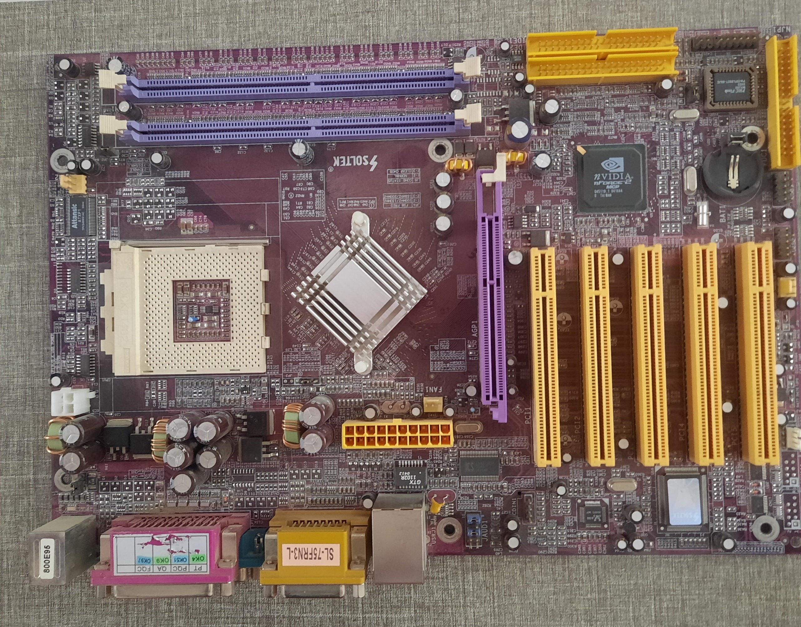 مادربرد سوکت 462 Amd سولتک SL-75FRN3-L