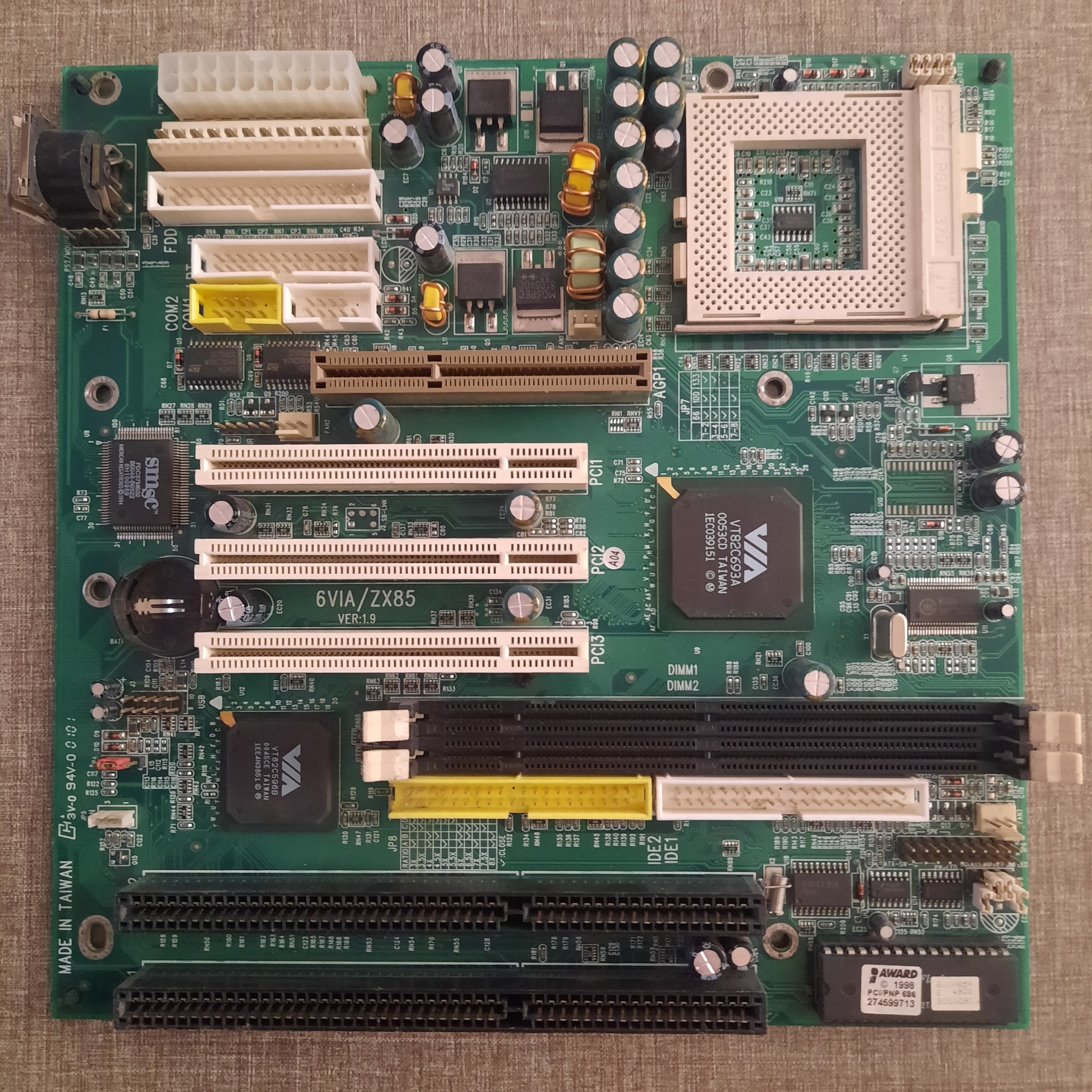 مادربرد p3 کمیاب ACORP 6VIA/ZX85
