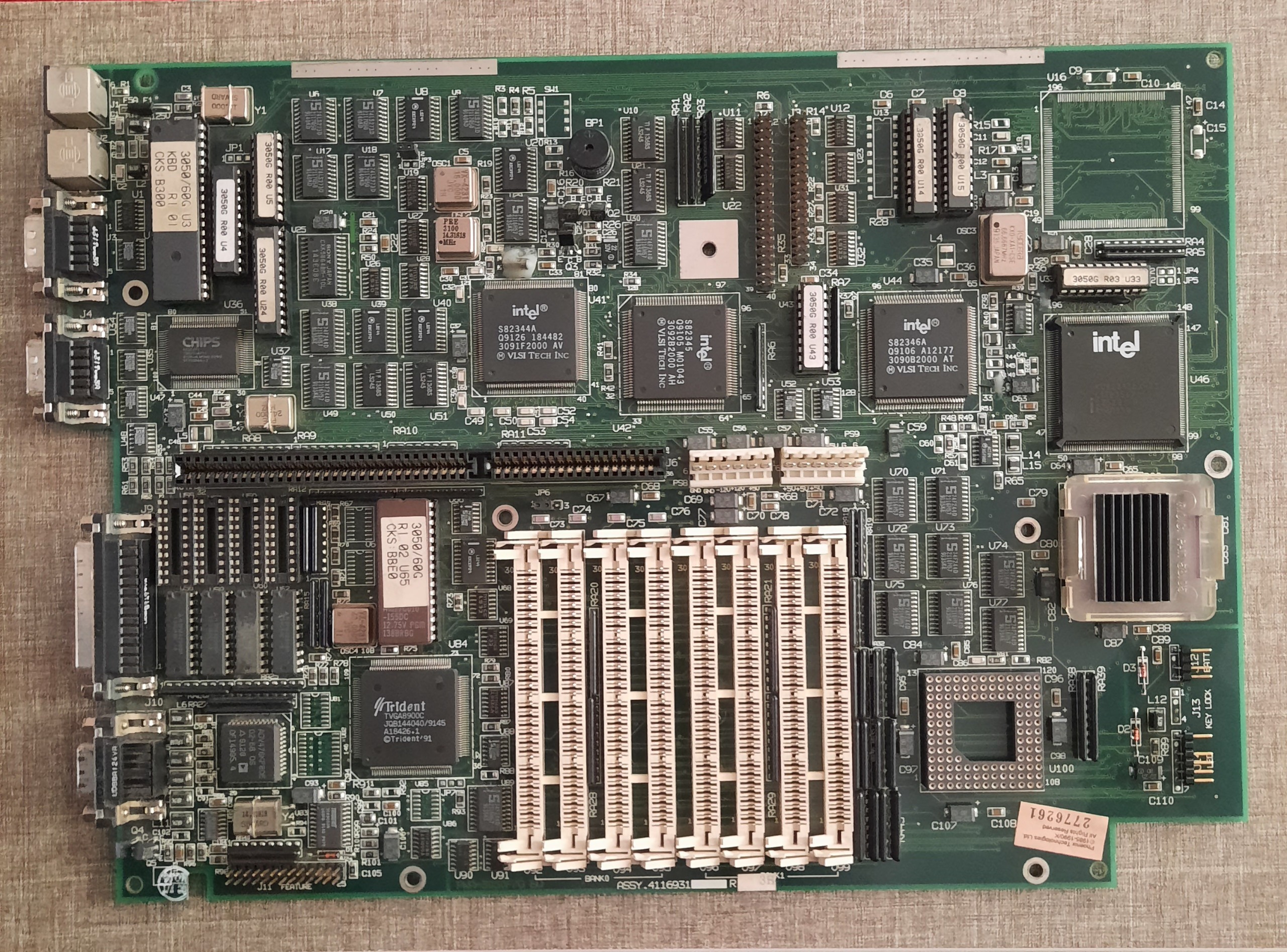 مادربرد HP PWA-3060F با DUAL CPU 386DX-33