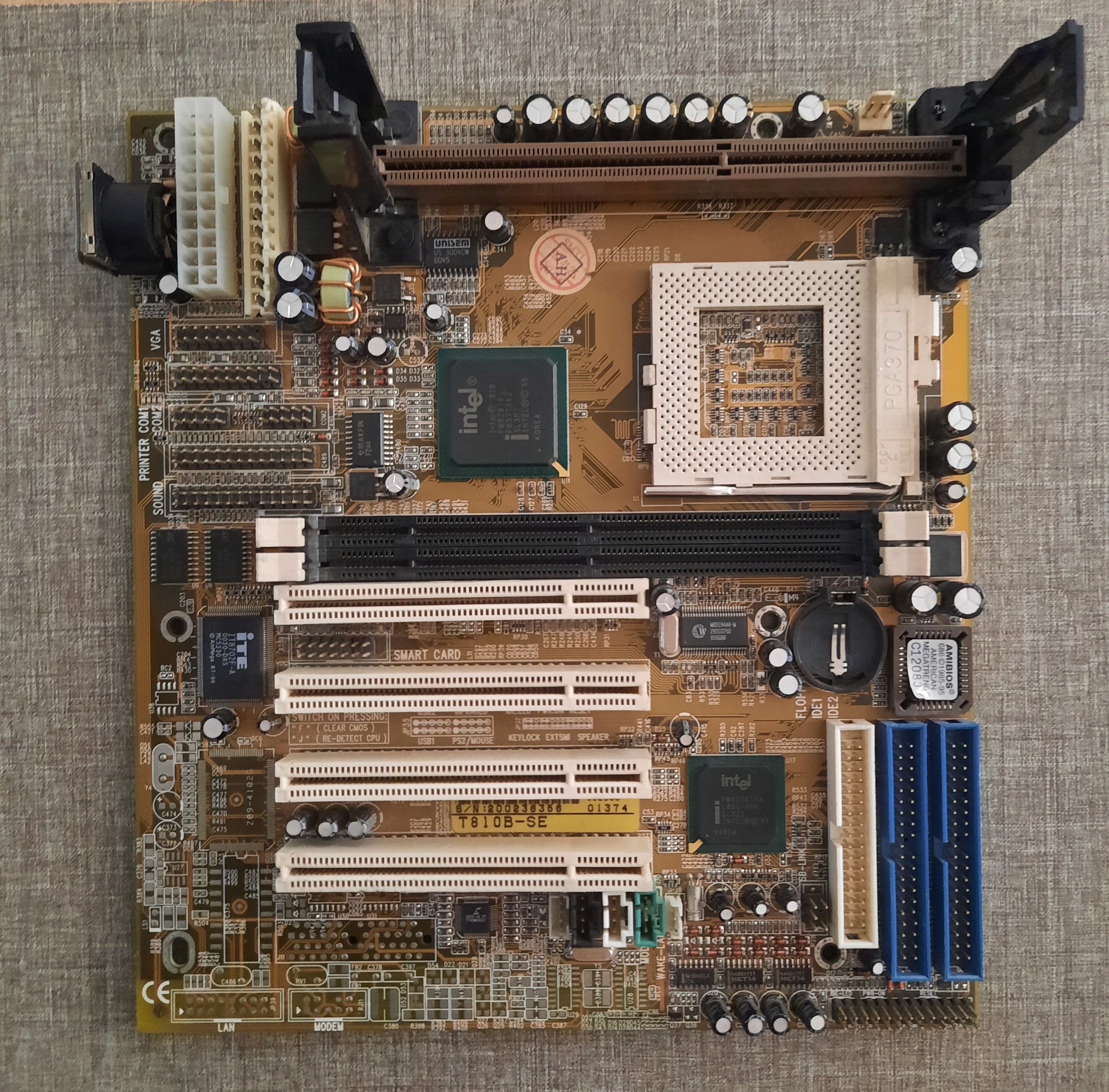 مادربرد کمیاب با دو سیپیو ZIDA T810B-SE