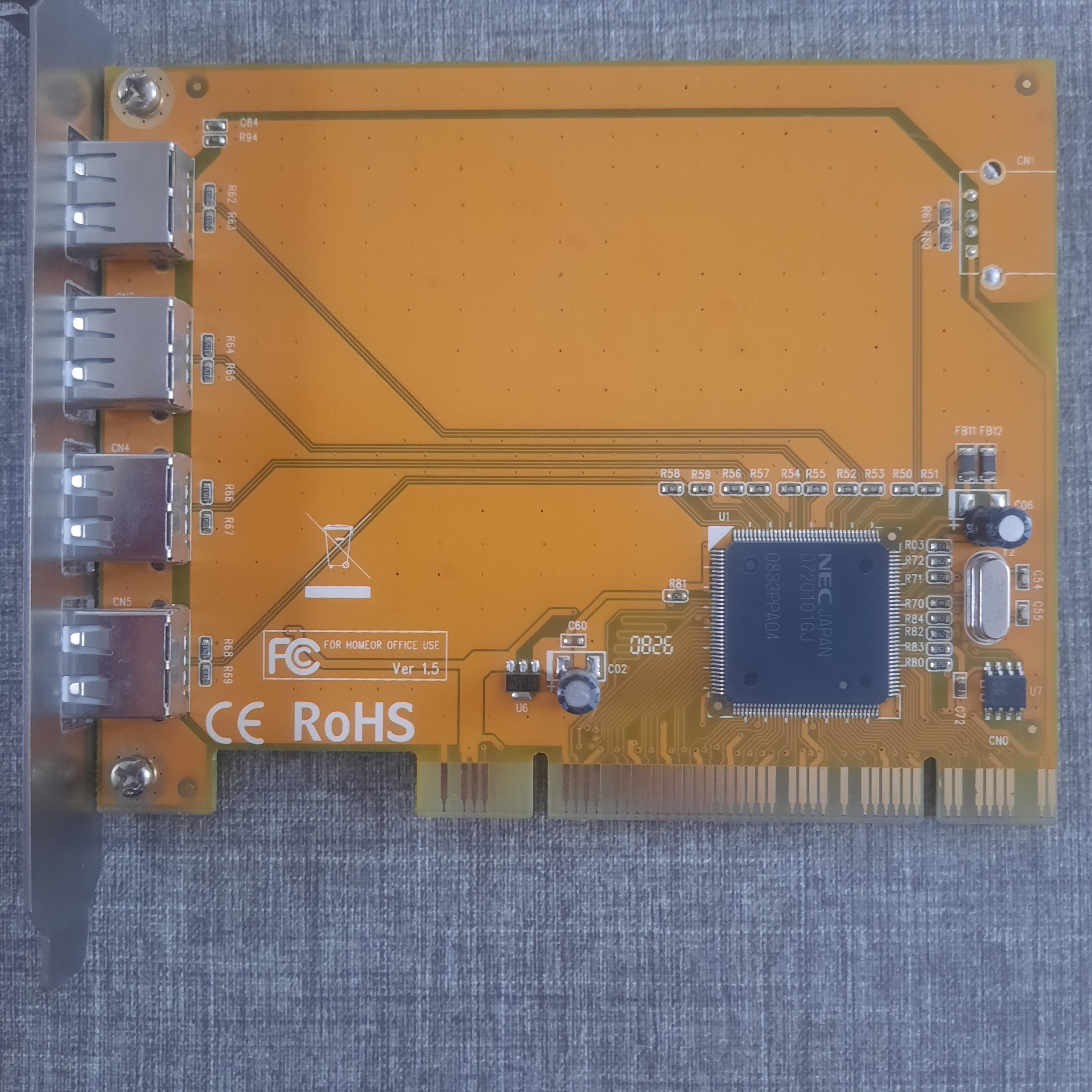 کارت گسترش PCI USB2 برند NEC