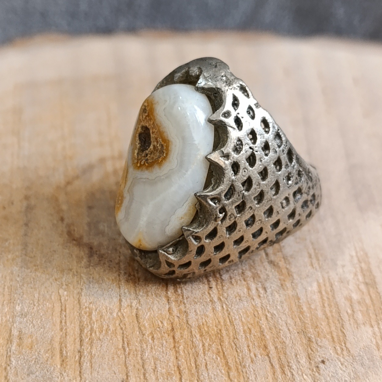 انگشتر سلیمانی نگین کهنه نایاب