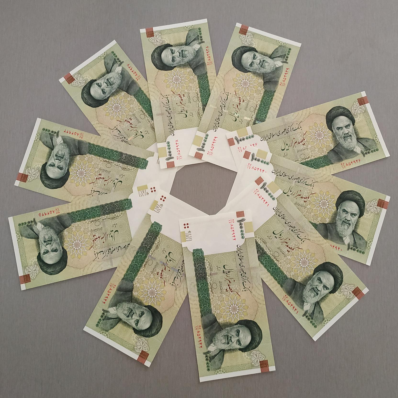 ده اسکناس 10 هزار تومانی