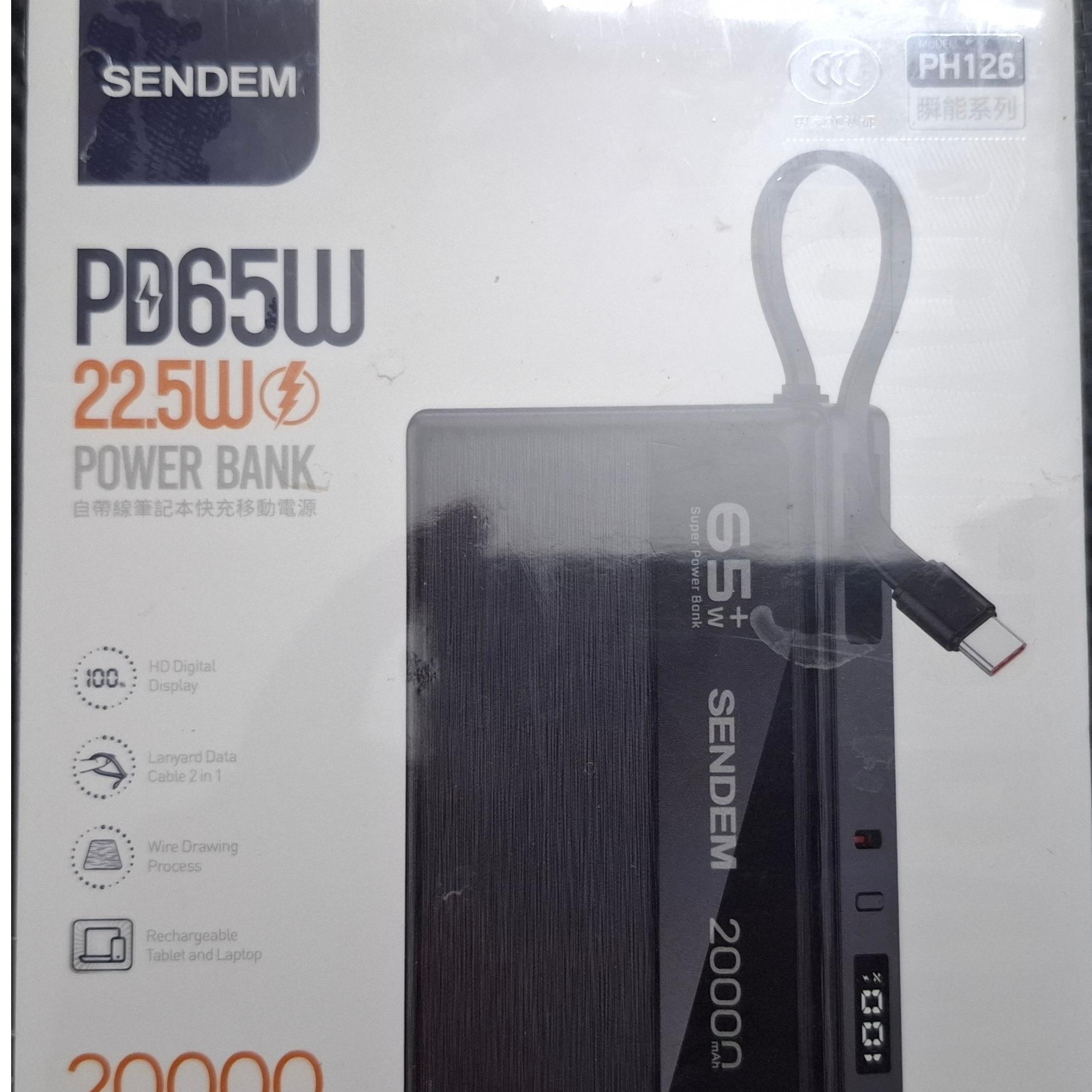 پاور بانک 20000 لپ تاپ تبلت و گوشی pd 65 W