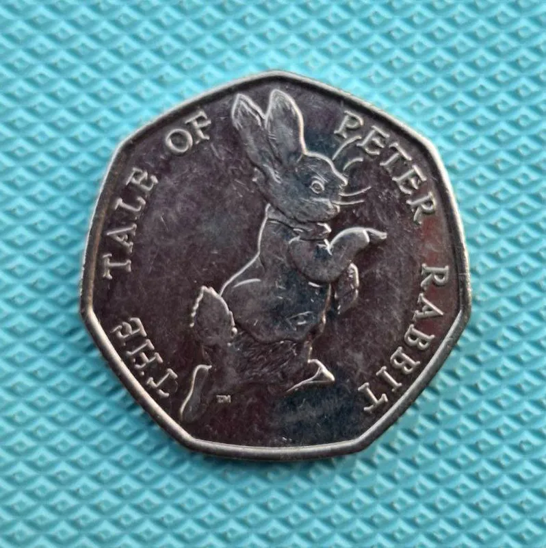 سکه 50 پنس یادبودی بریتانیا الیزابت دوم 2017