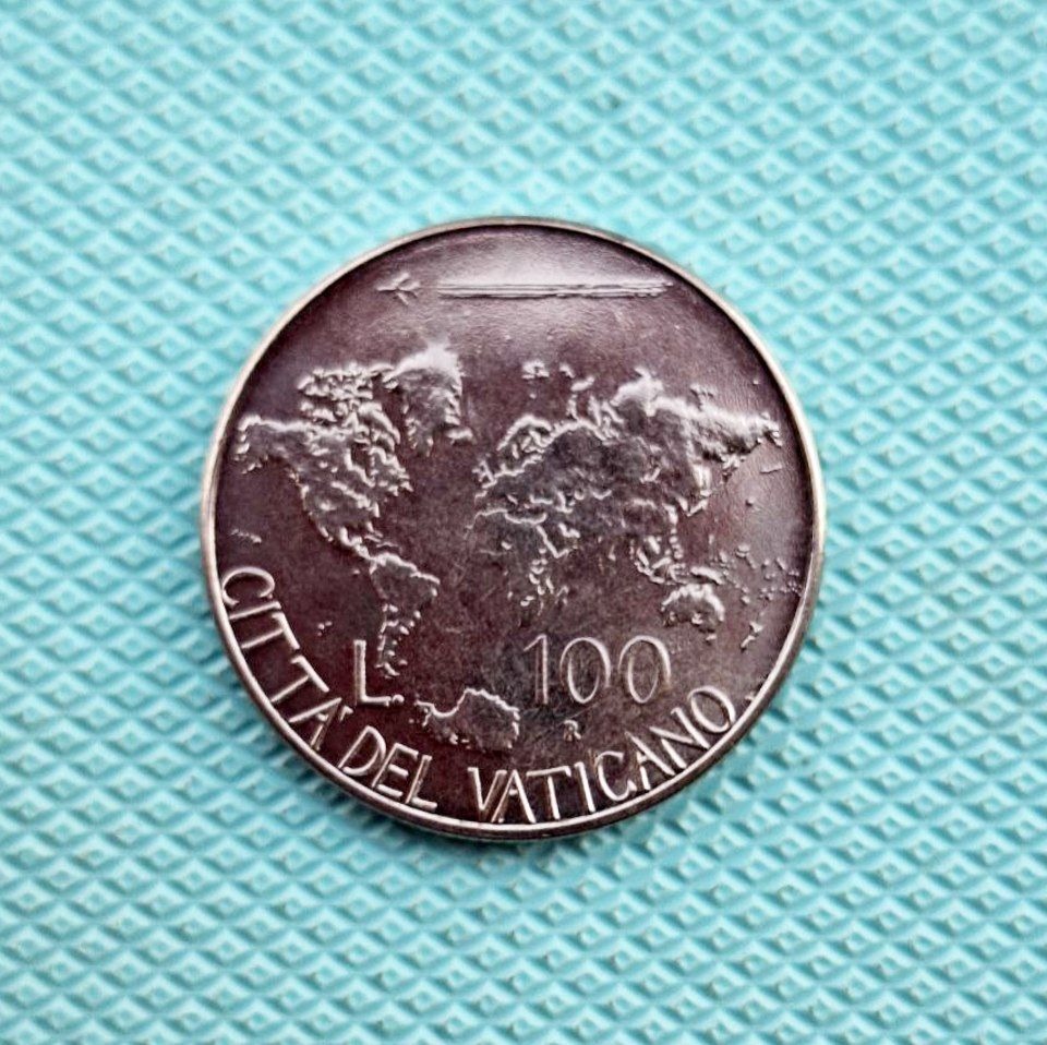 سکه 100 لیره بسیار کمیاب واتیکان (شهر) بانکی
