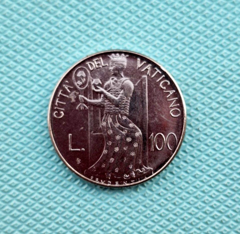سکه 100 لیره بسیار کمیاب واتیکان (شهر)  بانکی