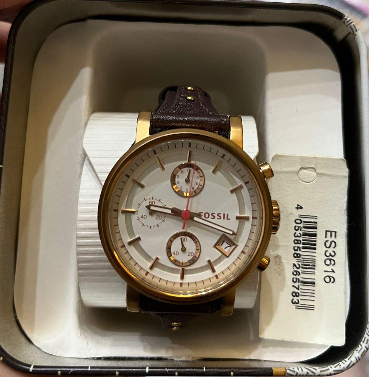 ساعت مچی زنانه فسیل(fossil) مدل ES3616