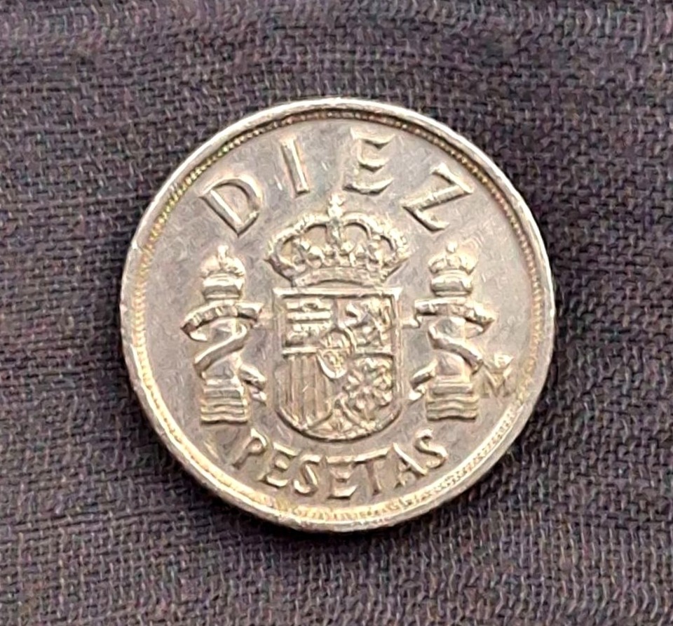 سکه 10 پزتاس اسپانیا 1983