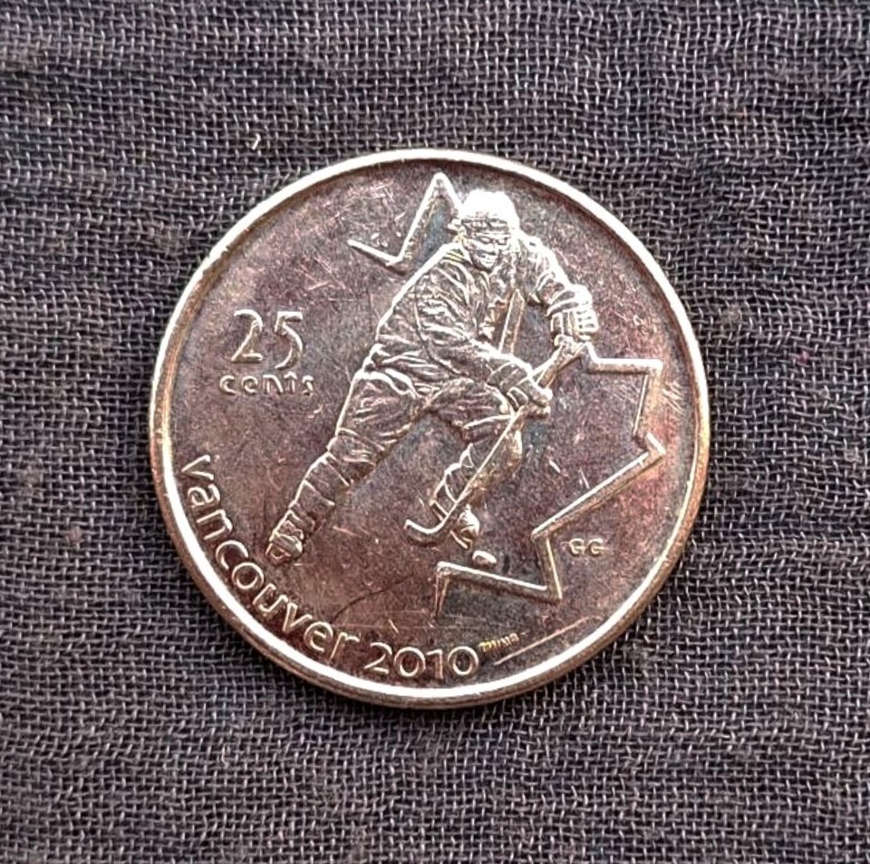سکه 25 سنت یادبودی کمیاب کانادا 2007