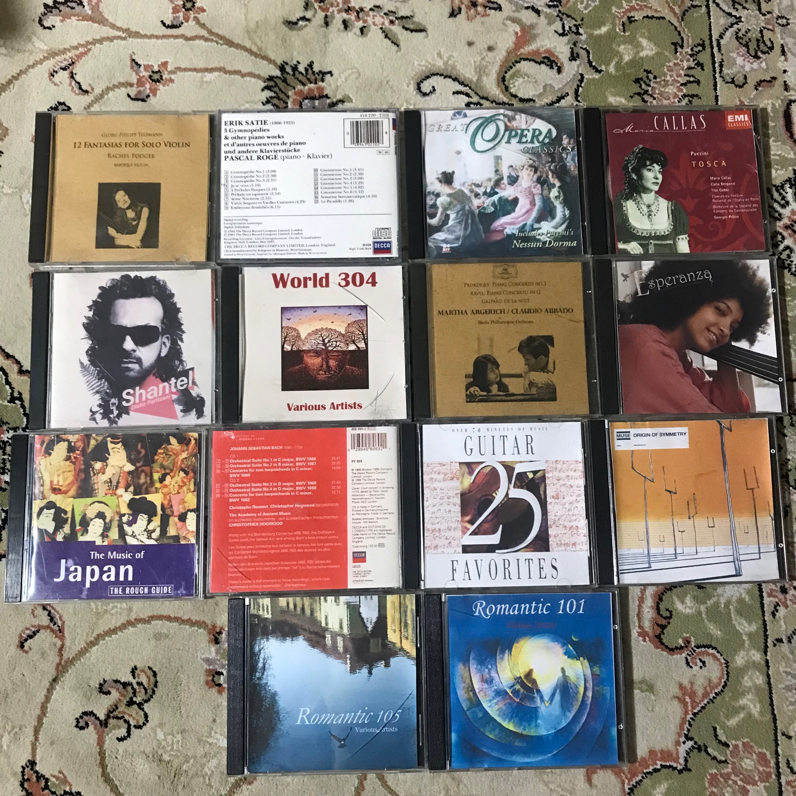 14 سی دی موسیقی خارجی کلاسیک و پاپ