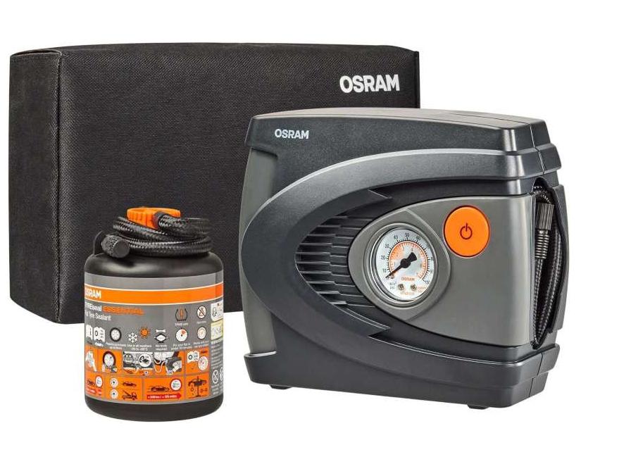 کیت درزگیر و پمپ باد تایر OSRAM کمپرسور باد