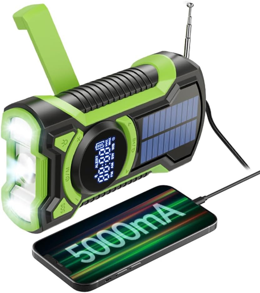 رادیو خورشیدی AM/FM/NOAA برند AZURAOKEY