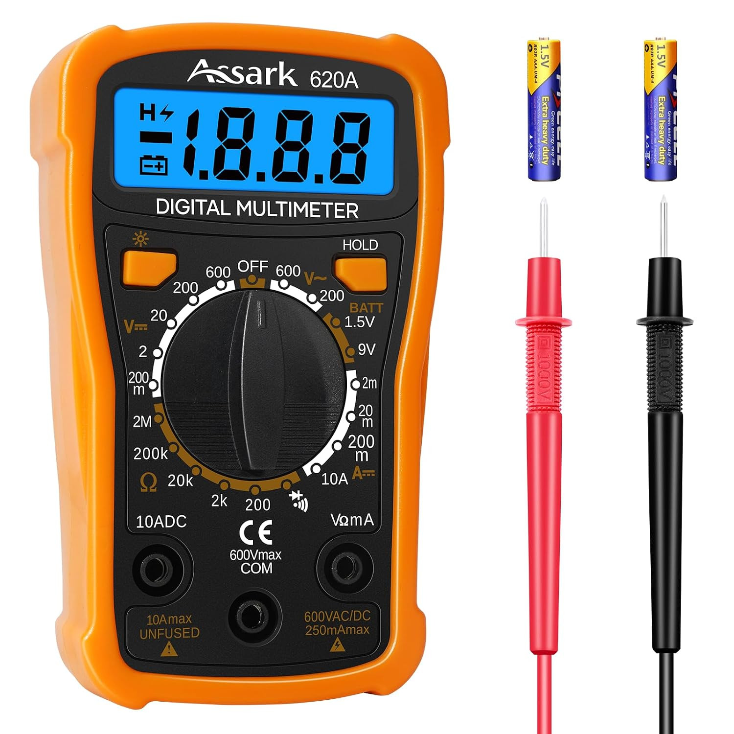 مولتی متر دیجیتال Assark با شمارش 6000 عدد