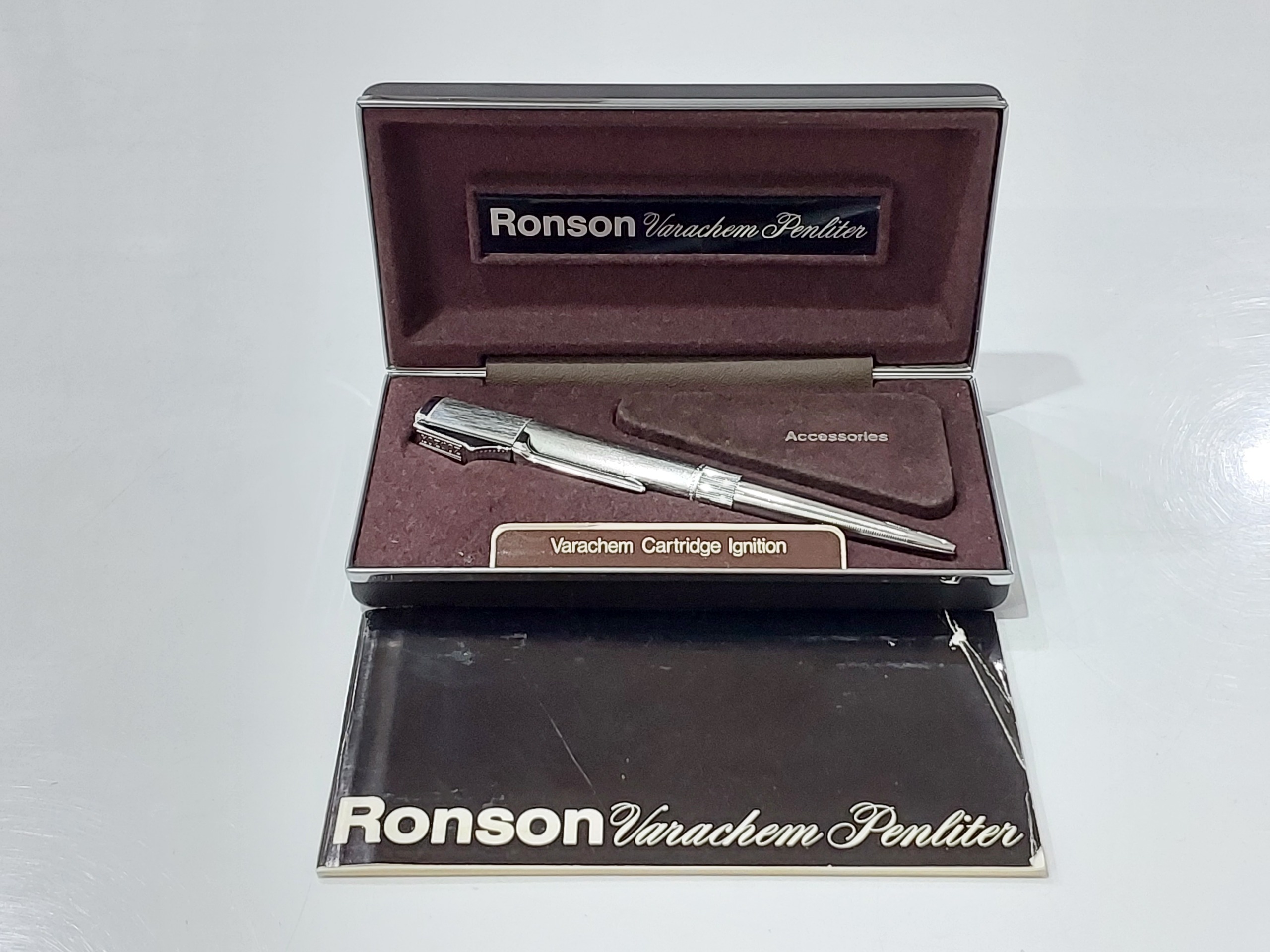 خودکار فندک RONSON Varachem Penliter انگلیسی اصل