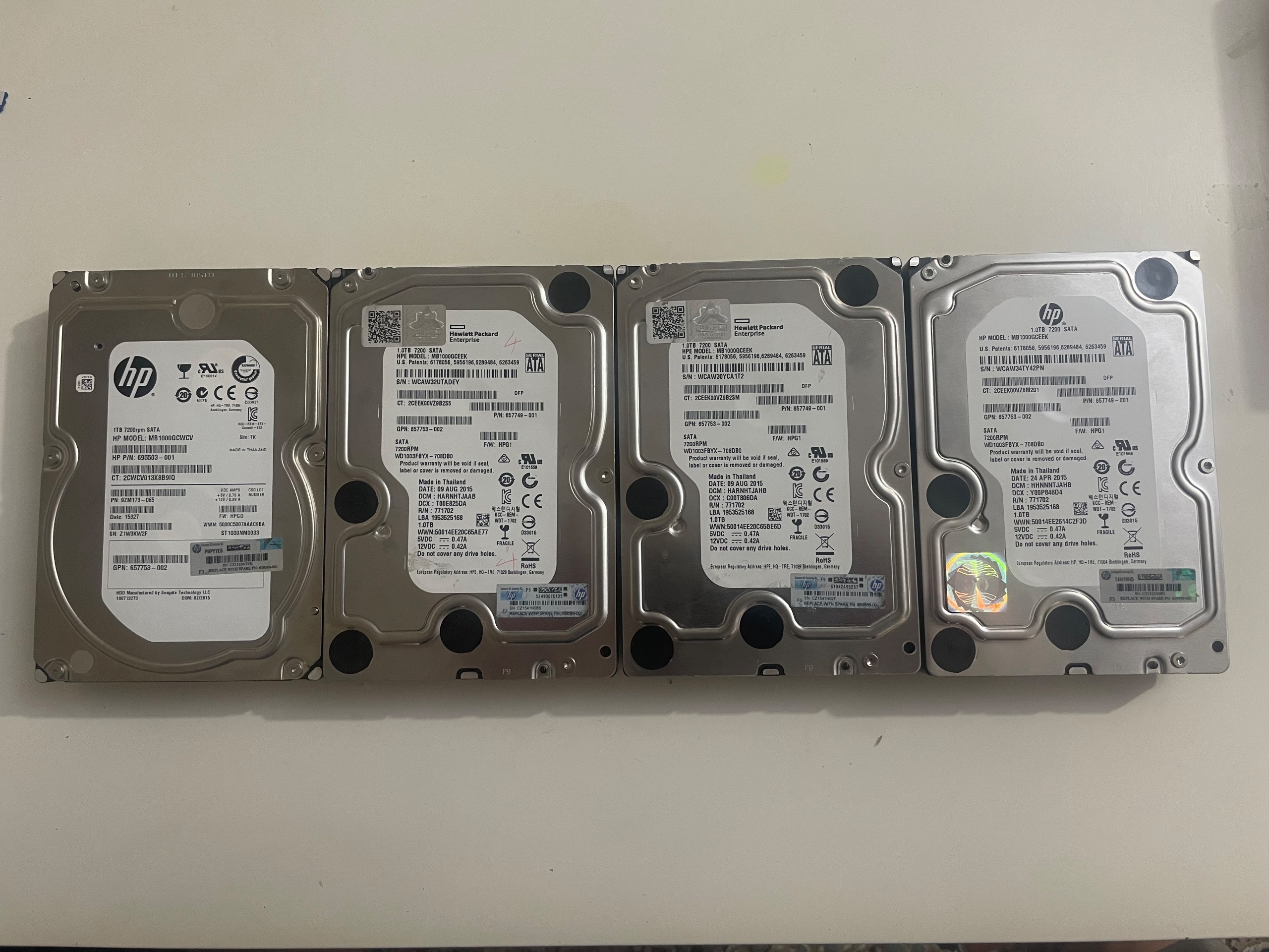 هارد سرور HP 1TB 6G SATA 7.2K rpm LFF (3.5-inch)