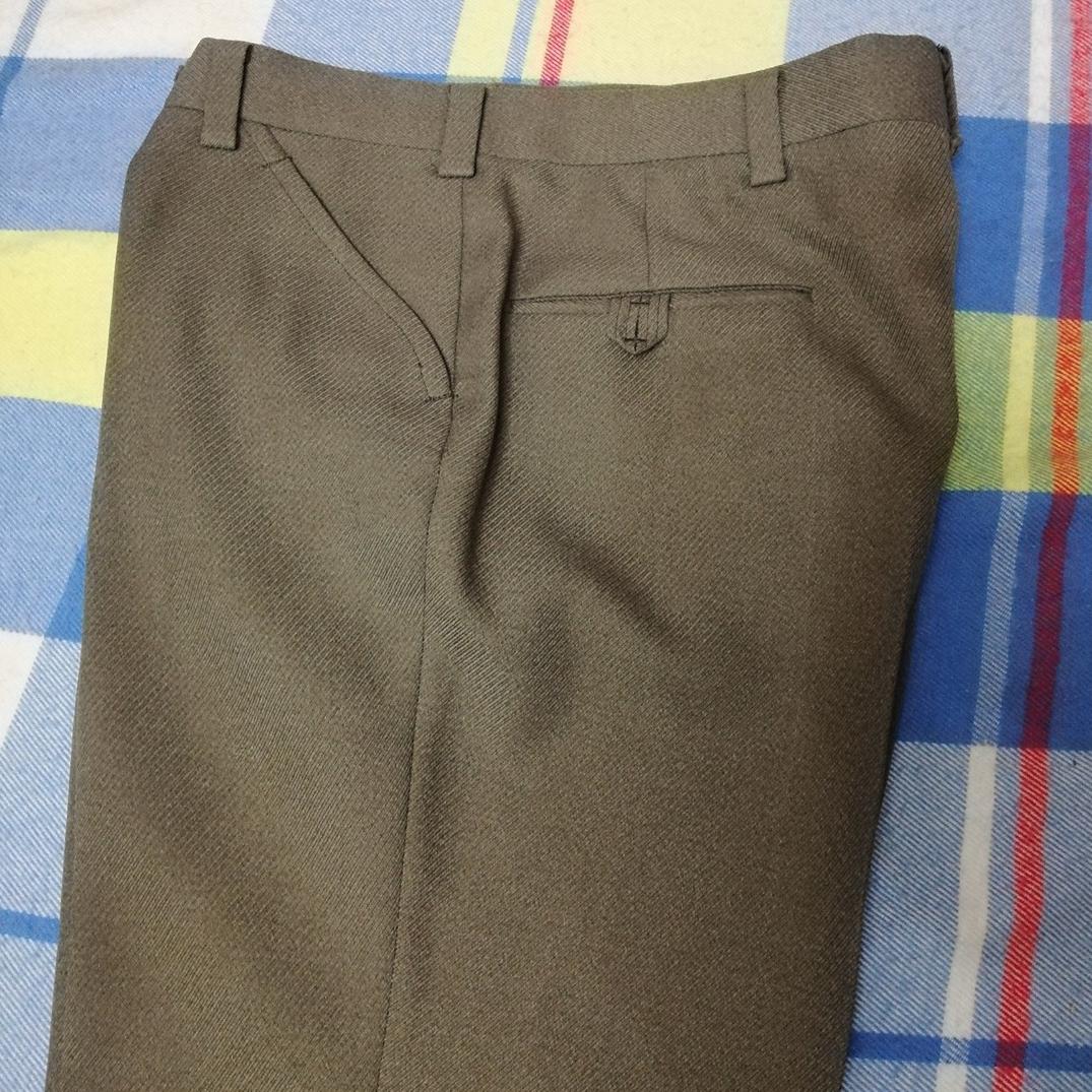 شلوار نخی یشمی دوخت خارجی قدیمی