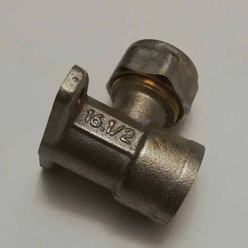 زانو صفحه دار تو پیچ کوپلی 1/2 × 16