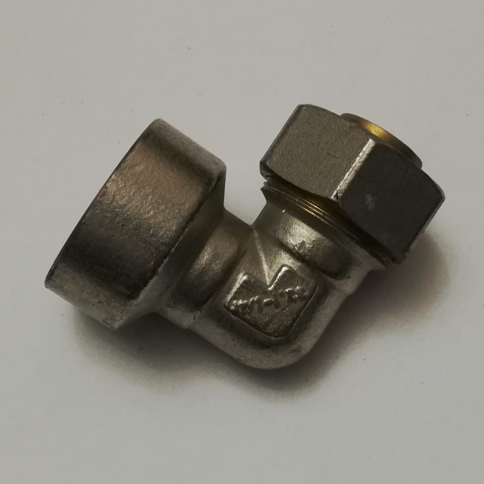 زانو چپقی کوپلی 1/2 × 32