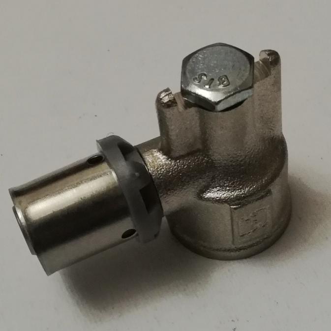 زانویی دیواری پرسی 1/2 × 20